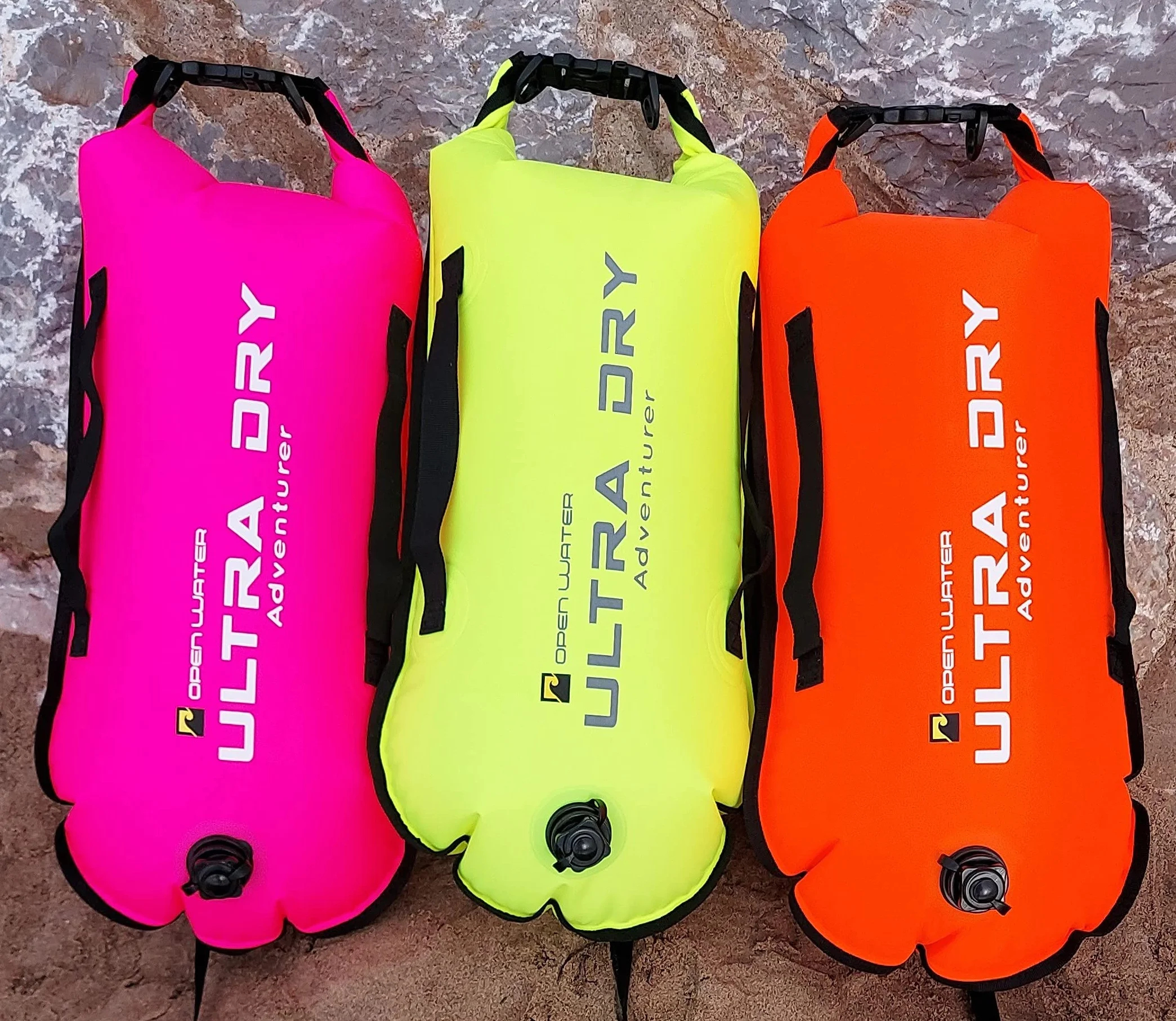 Flotador de remolque de natación, bolsa seca impermeable con cinturón ajustable, 28