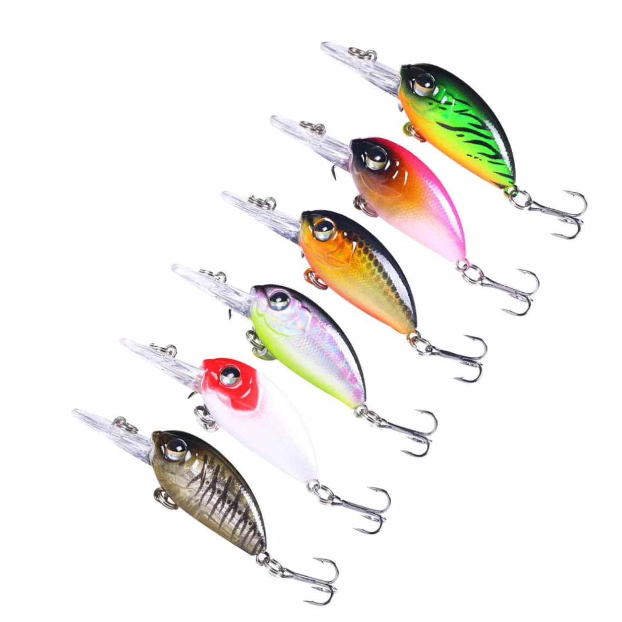 ibasenice señuelo Cebo pececillo señuelos cebos Buceo abordar Suministros de Pesca Artificial Cebo de Pesca señuelos de Pesca simulados AbS Colorful