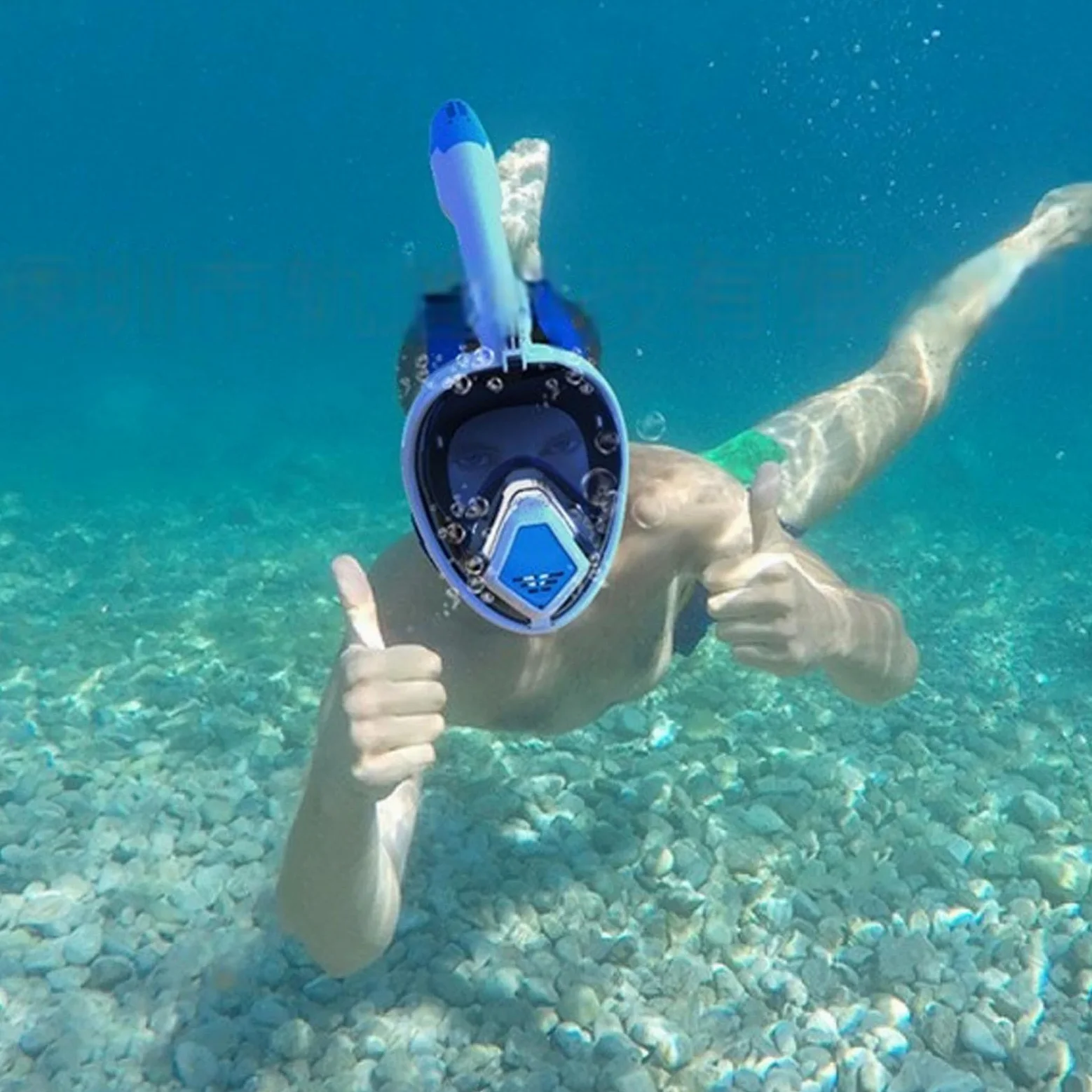Máscara de buceo profesional de buceo, dispositivos subacuáticos, esnórquel de cara completa, esnórquel para hombres y mujeres, gafas antivaho duraderas para equipos de natación para adultos