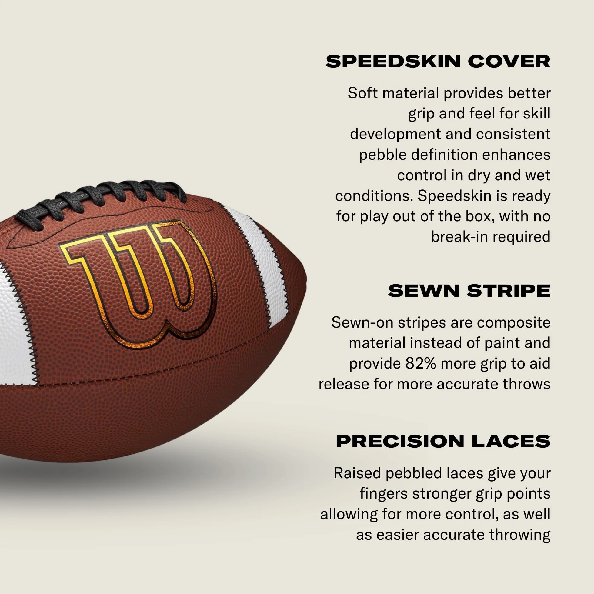 Wilson Balones de fútbol GST SpeedSkin