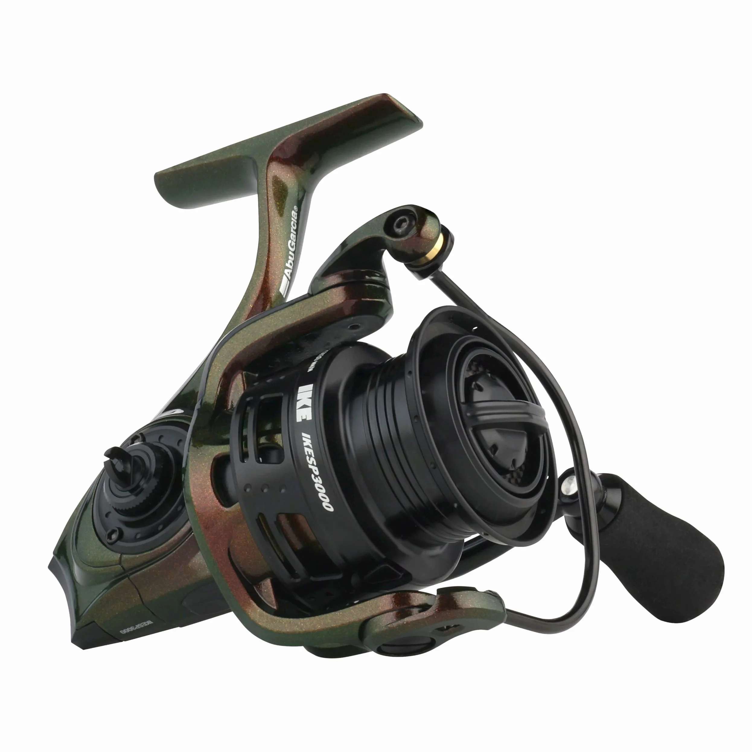 Abu Garcia Revo Ike - Carrete Giratorio Ligero Morado con 10 rodamientos, para Pesca en Agua Dulce, Lucio, Perca, lucioperca, Trucha