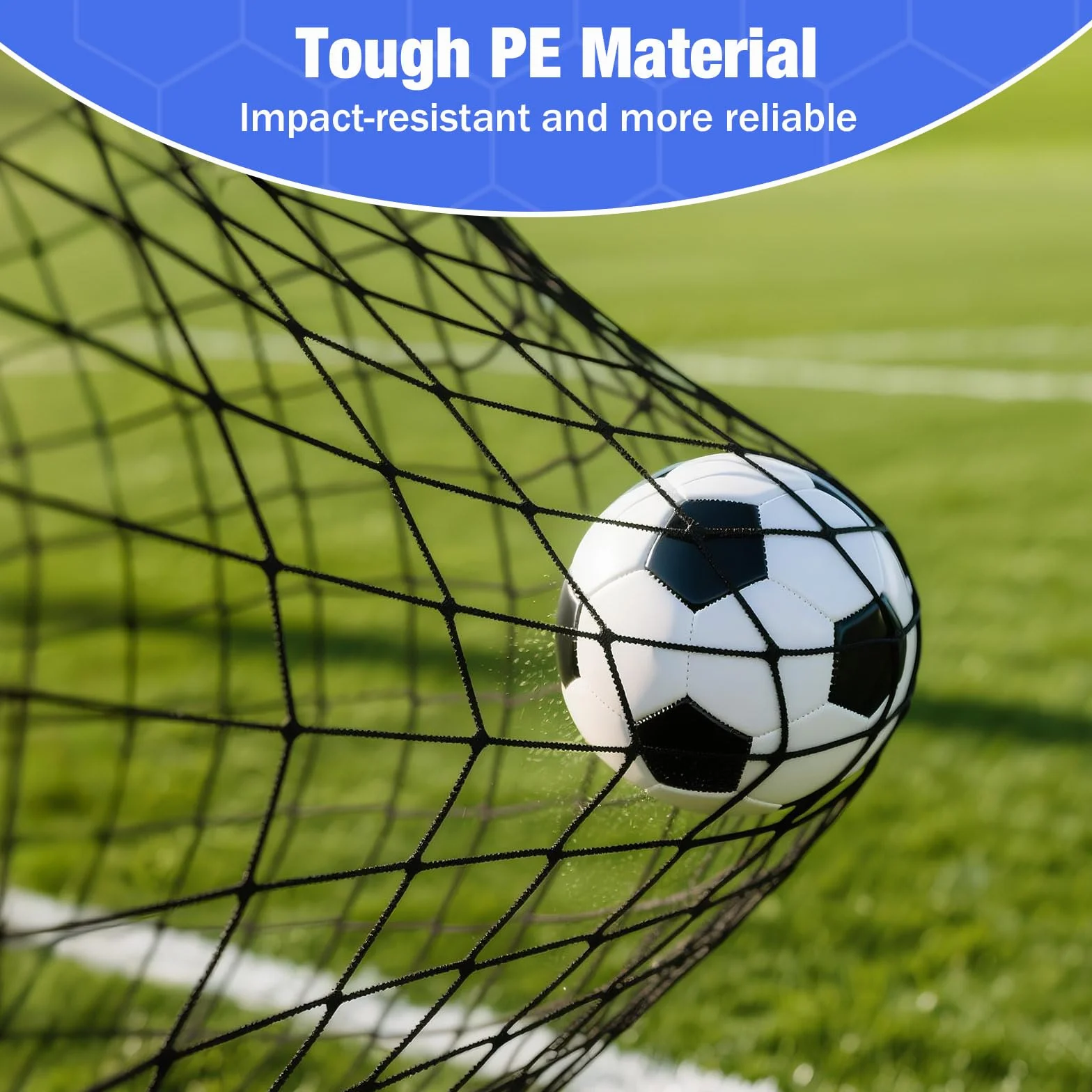 MoKo Portería de Fútbol Plegable con Red, Equipo de Entrenamiento Portátil para Niños