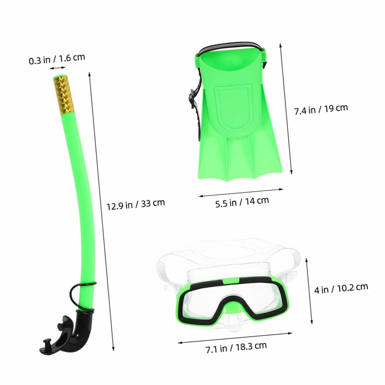 Toddmomy Snorkel para Gafas de Buceo Antiniebla y Aletas Ajustables Panorámica con Tecnología Anti-Fugas para Visión Clara y Natación y Buceo Incluye Gafas y Tubo Snorkel Azul y Verde