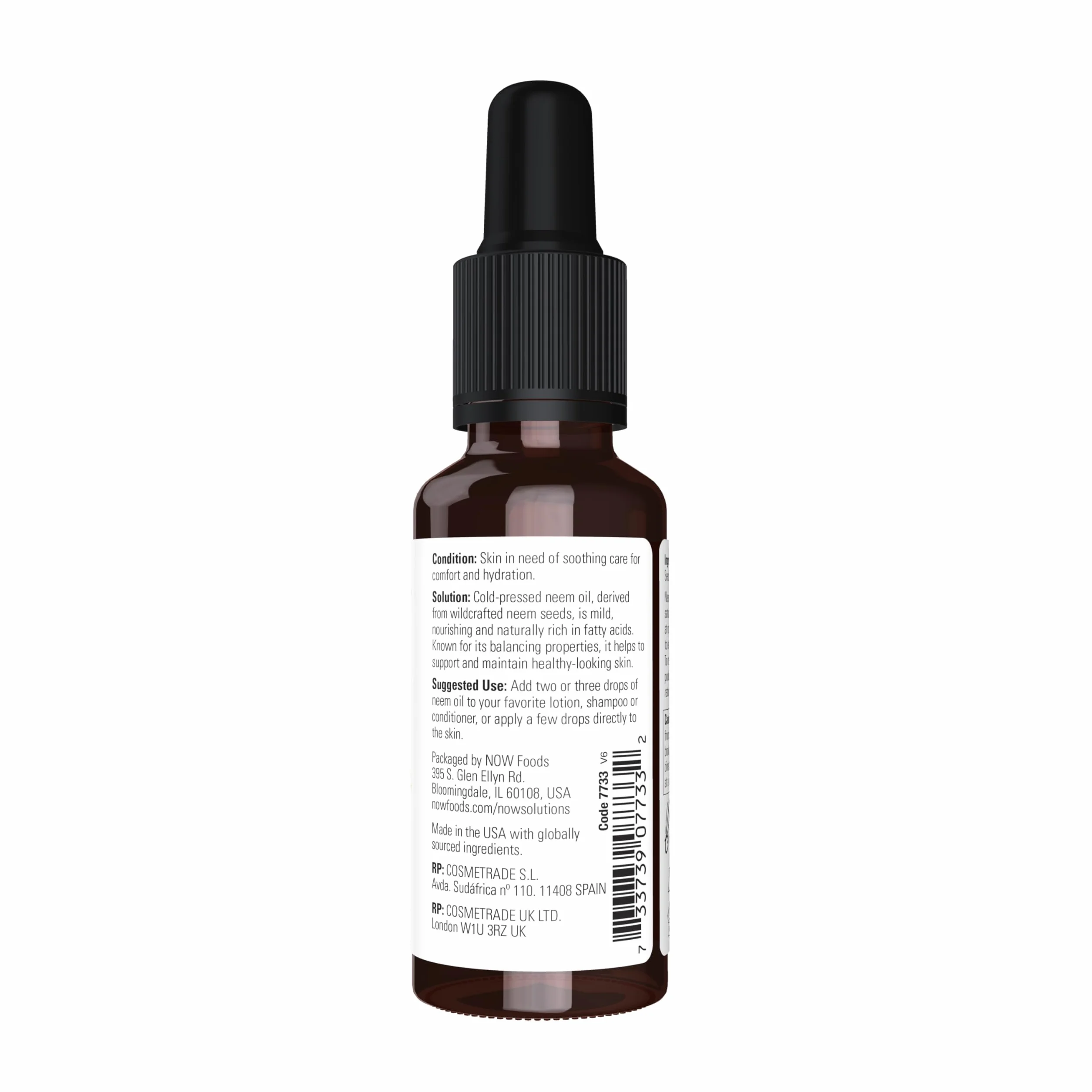 Now Foods Aceite de Neem Puro 30 ml