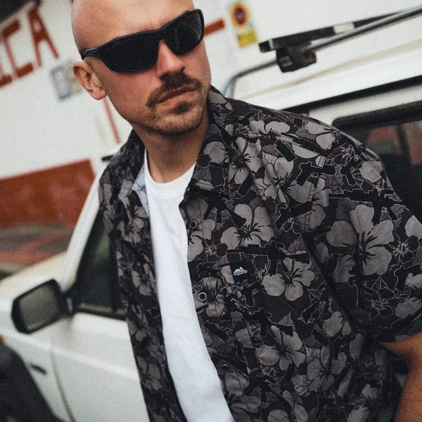 Helikon-Tex Camisa hawaiana Dark Ops