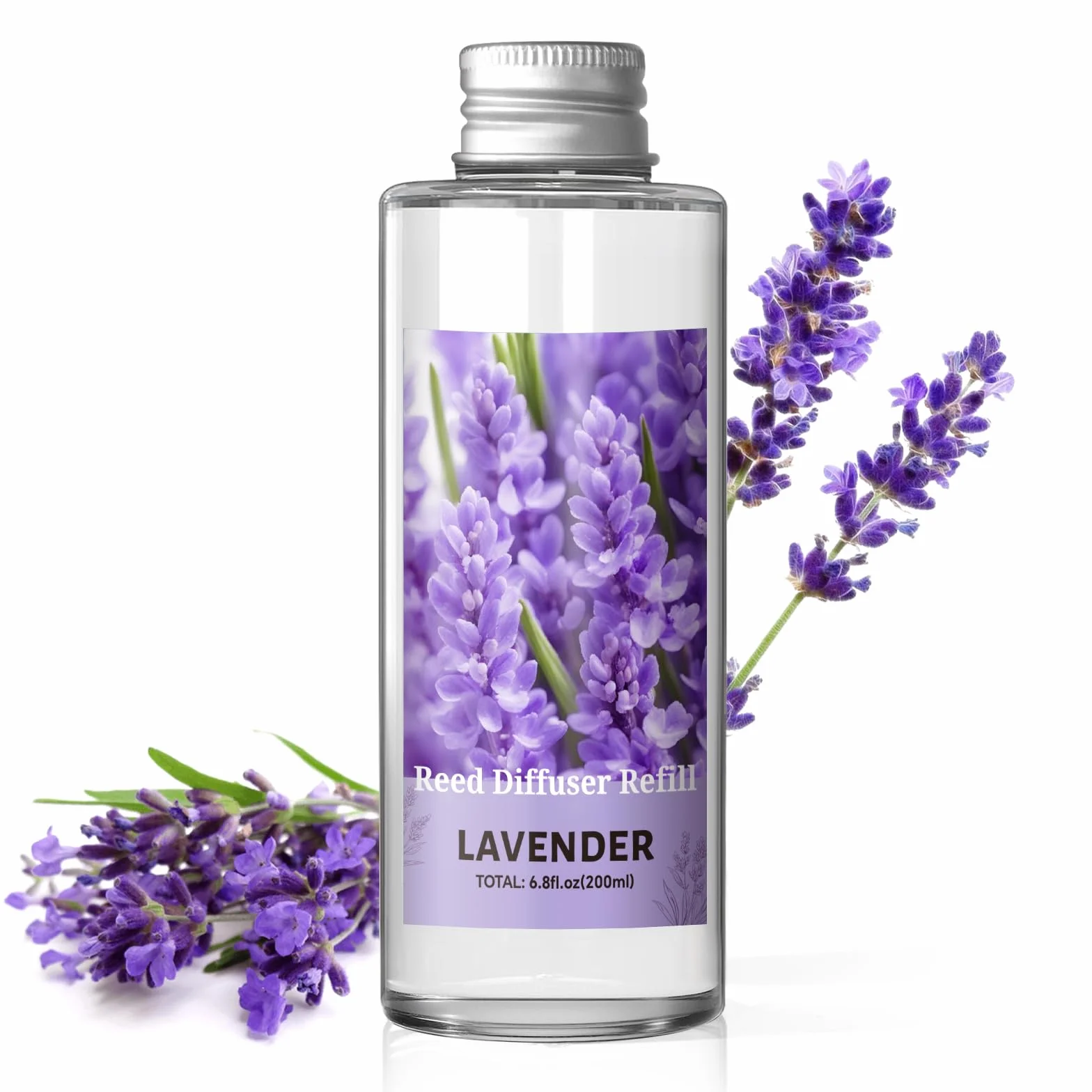 SCENTORINI Difusor de Fragancia Lavanda 200ML Recambio Aceite Esencia Ambientador Hogar