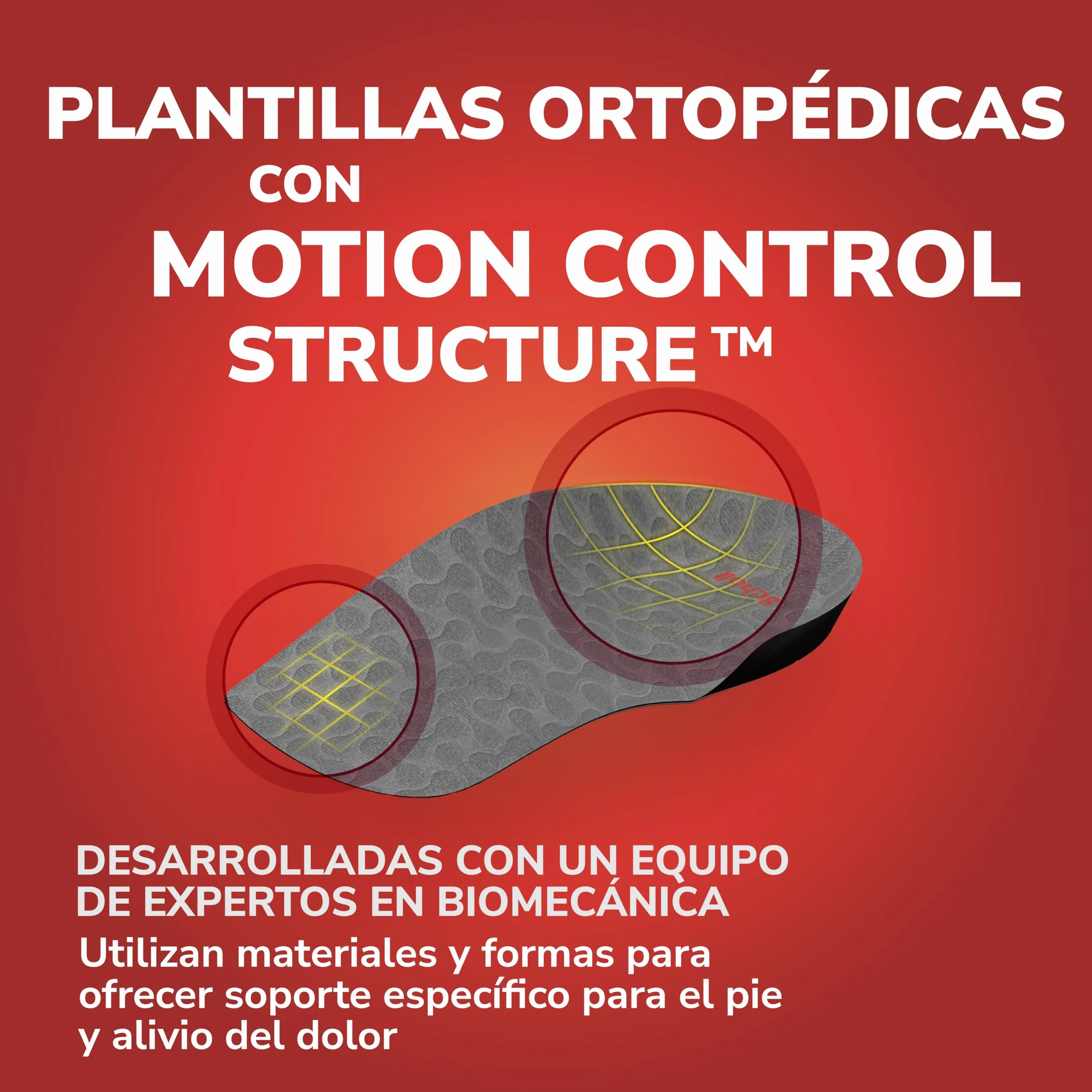 Scholl Plantilla In-Balance Alivio Dolor Rodilla Talón 1 Par Blanco Talla L 42.5-45 2 Unidades