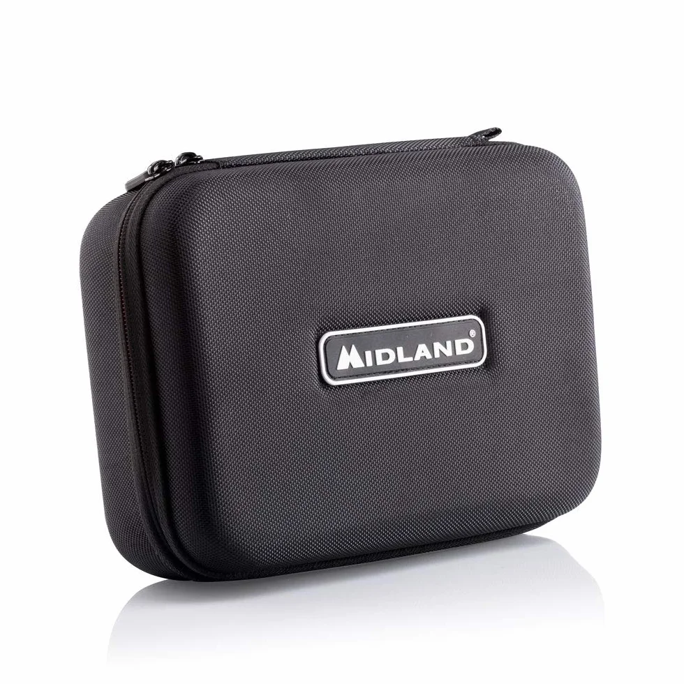Midland Intercomunicador Bluetooth Dual BT NEXT PRO, Auriculares Bluetooth para Cascos de Moto con Altavoces Hi-Fi, Supresión de Ruido, Comunicación Hasta 8 Personas y 1,6 km - 2 Auriculares