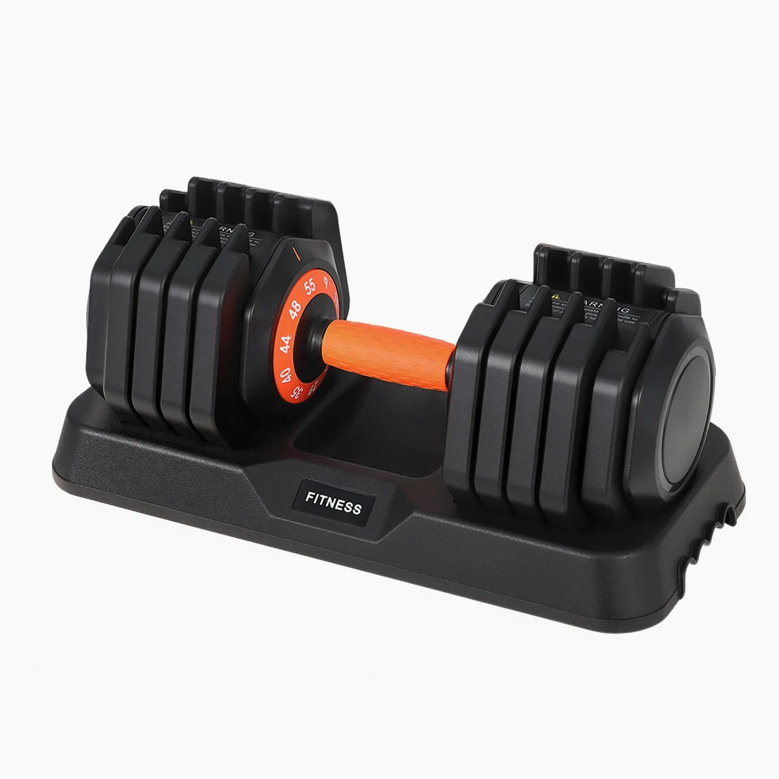 HAUSPROFI Mancuernas ajustables 5 en 1 (11 kg)/10 en 1 (25 kg), ajuste rápido 1S mancuernas ajustables que ahorran espacio, mancuernas ajustables con mango antideslizante, buenas para el hogar, la
