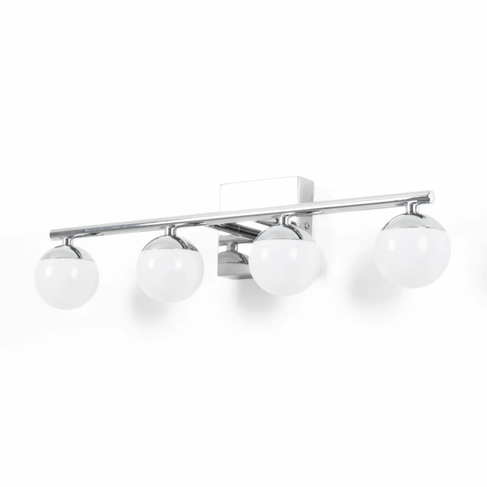 BARCELONA LED Aplique Baño Cromado 12W IP44 4000K 49cm Lámpara Pared