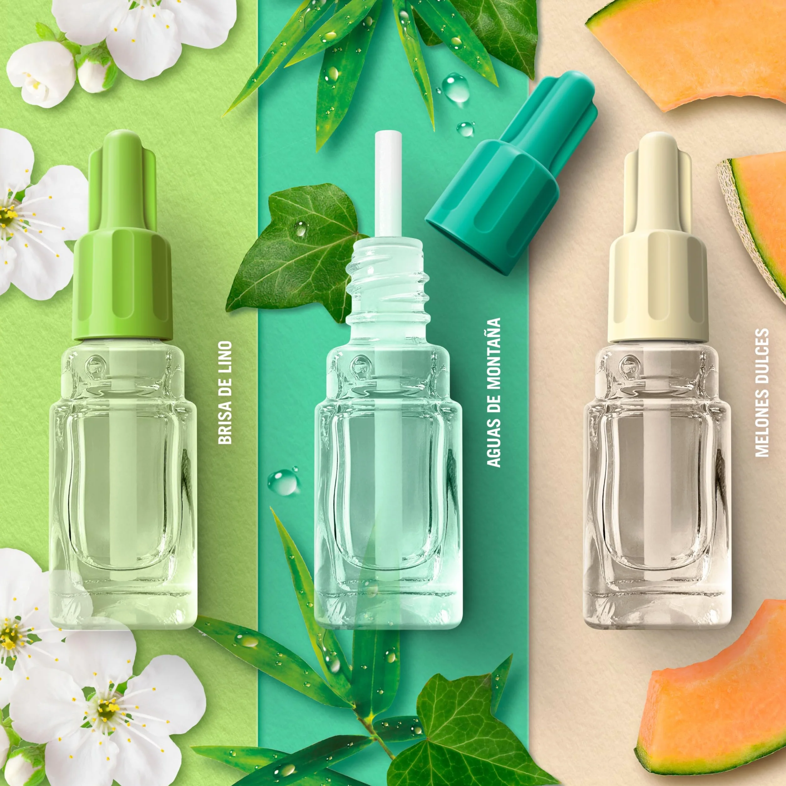 Ambi Pur 3Volution Recambio De Ambientador Eléctrico Tatami Japonés, 3 Aromas Alternan