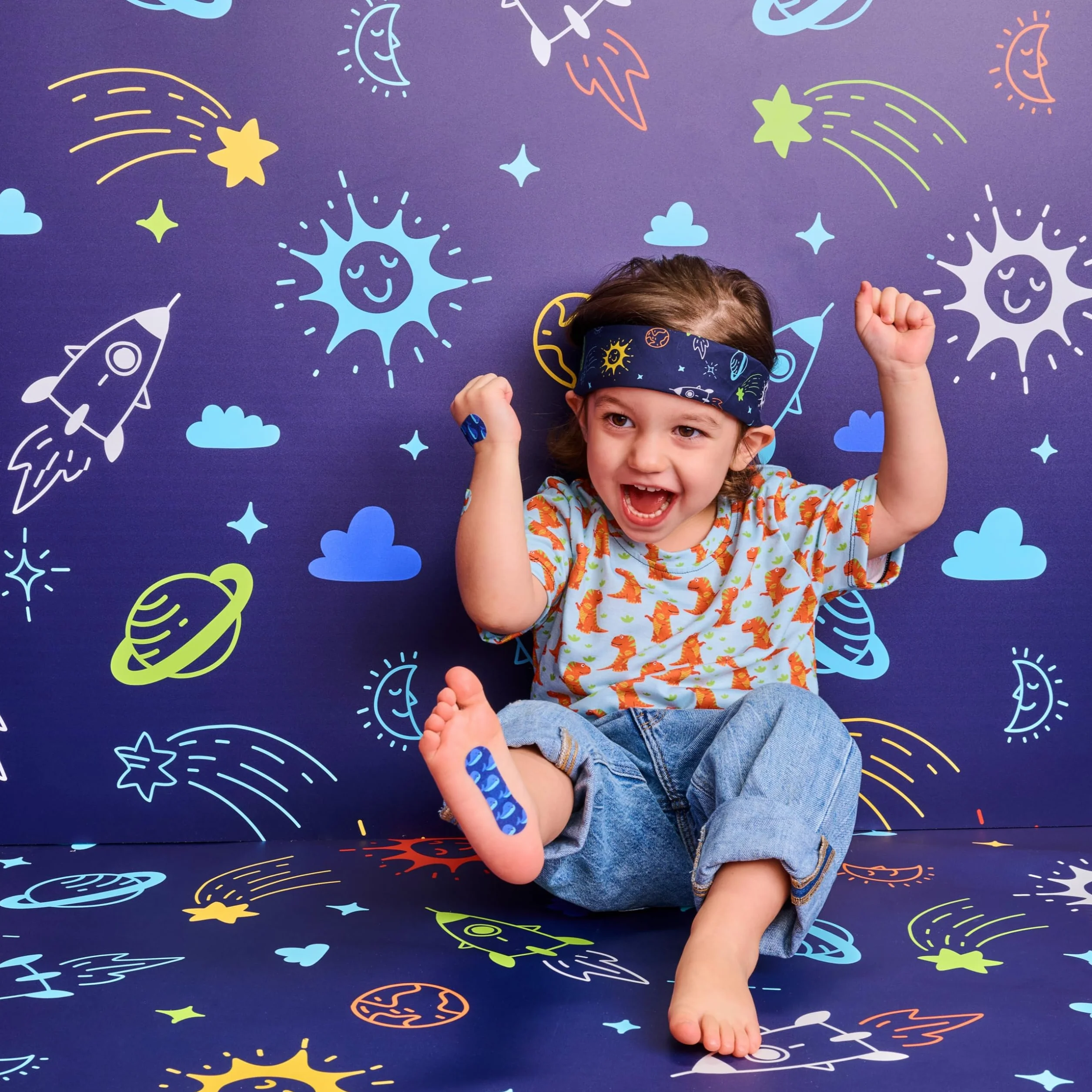 Wild Stripes Tiritas para niños 20 piezas resistentes al agua protección heridas 24 horas