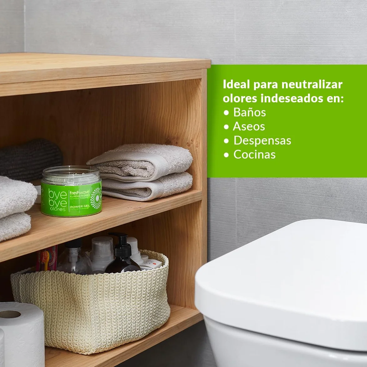 Freshwave Bye Bye Olores Gel Neutralizador de Olores Natural 400 g