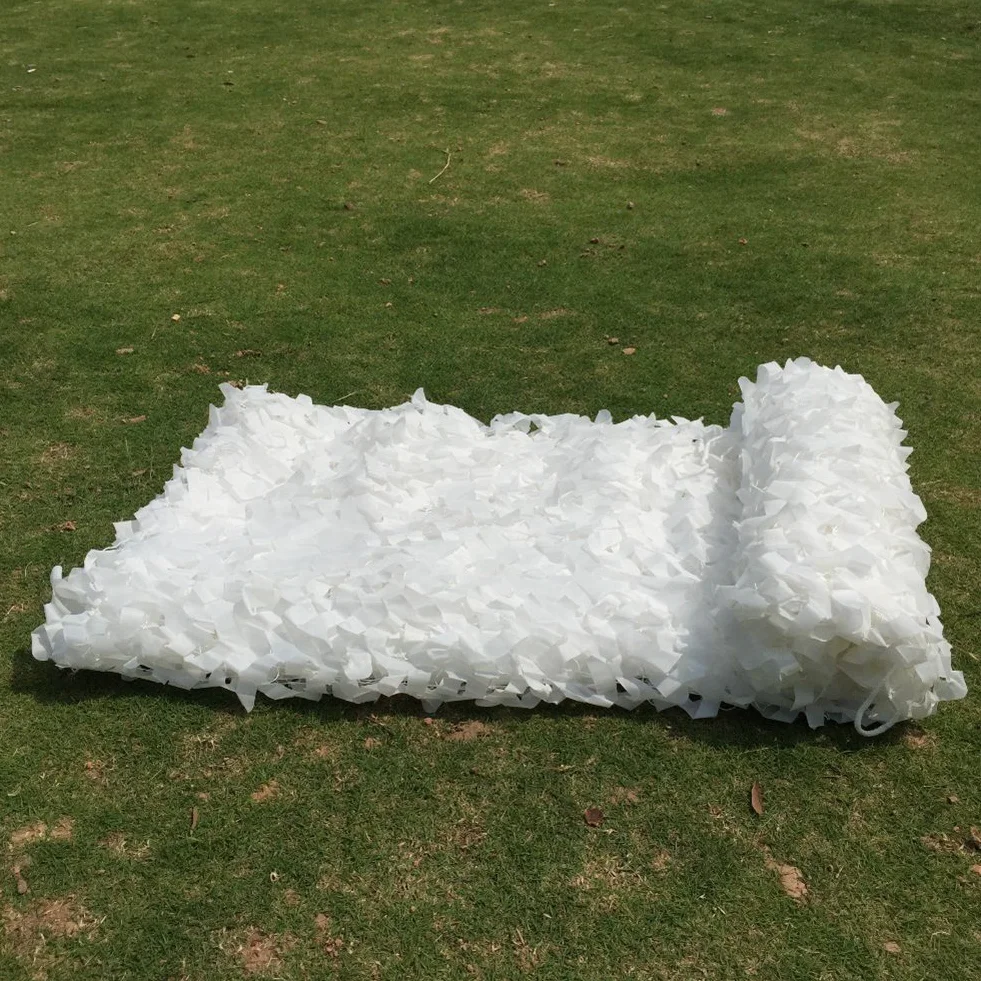 Red de Camuflaje de Color Blanco Nieve de Camuflaje Neta 3x4M （9,8x13ft）