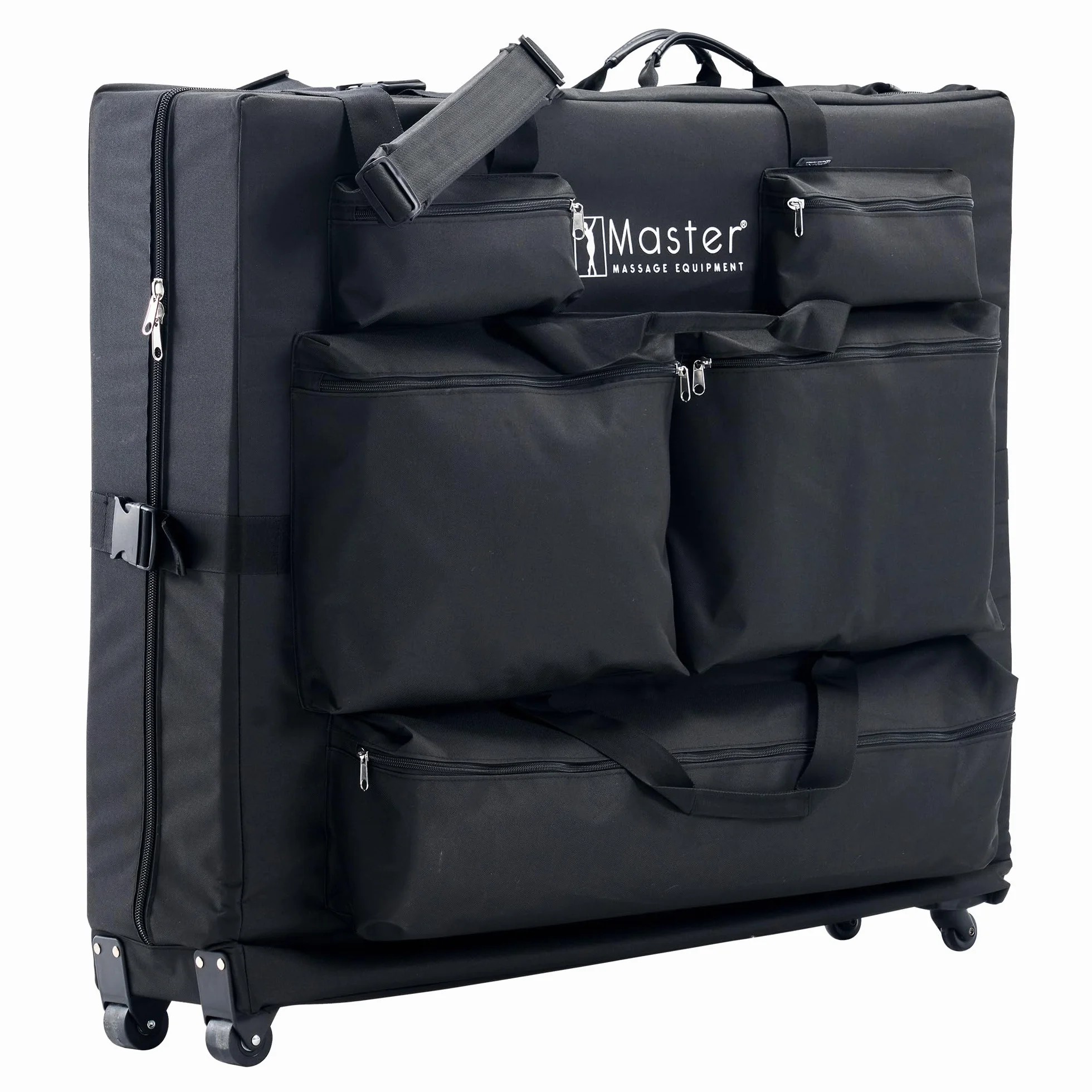 Master Funda universal con ruedas para mesa de masaje, negro