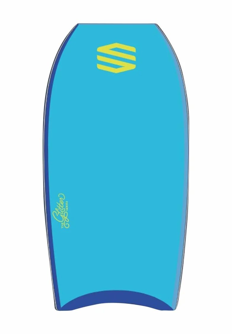 Sniper Bodyboard Girls Cashmeere PE - Tabla de bodyboard para mujer (36"), color azul y amarillo