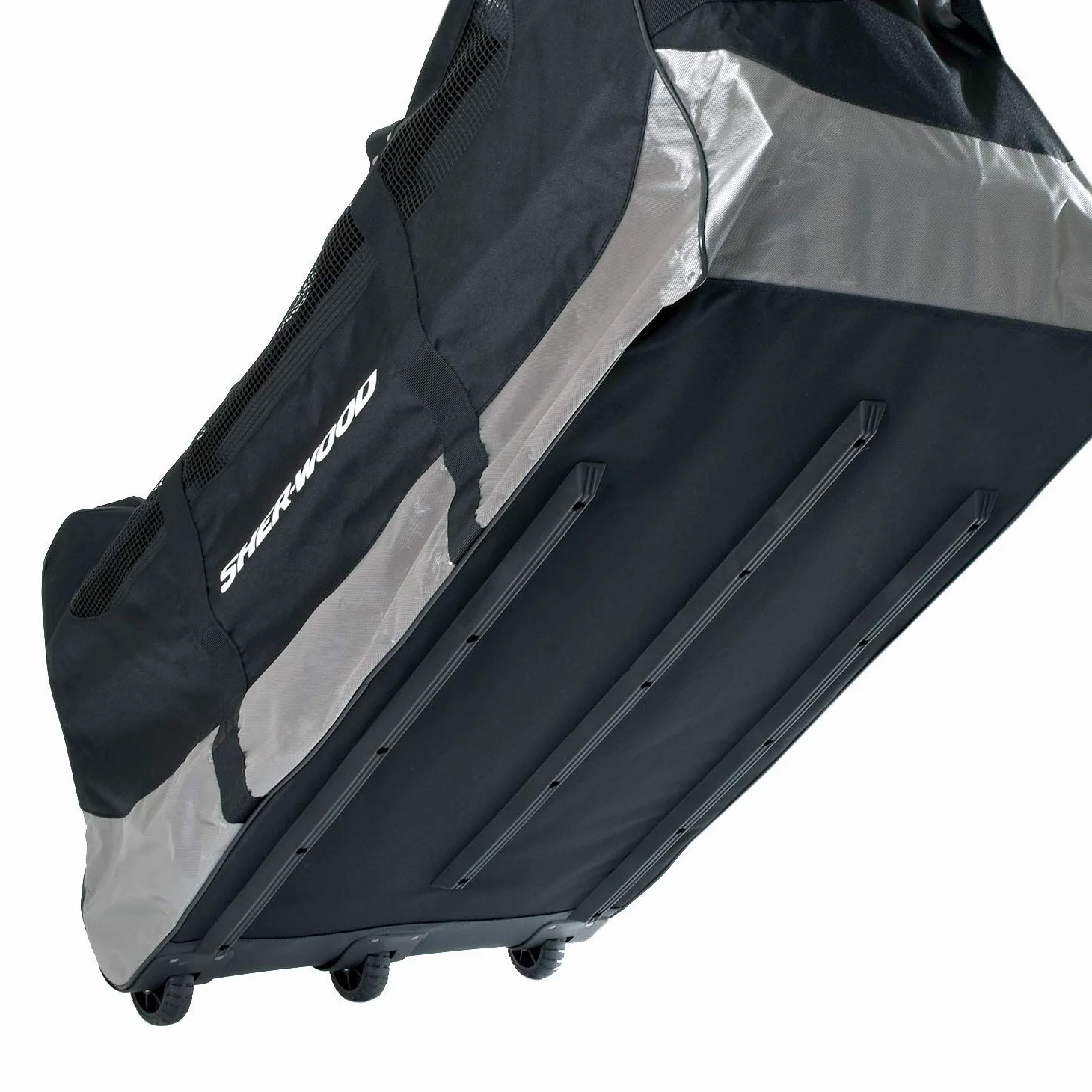 Sherwood Bolsa de Hockey sobre Hielo SL 800 Goalie Wheel Bag, Unisex Adulto, Azul/Gris, 111 x 56 x 55 cm, 92 Liter