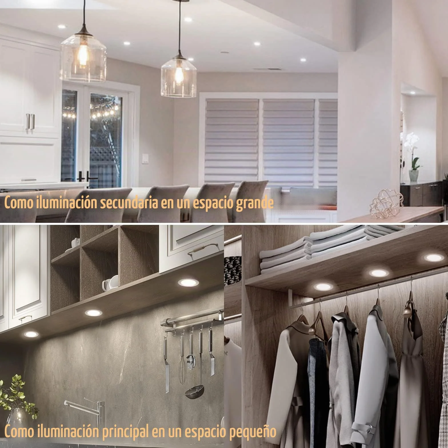 Tomosu Pack 10 Downlight LED Techo Empotrable Extraplano Redondo 5W 450LM Blanco Natural 4000K IP44 Corte 75-90mm AC 220-240V