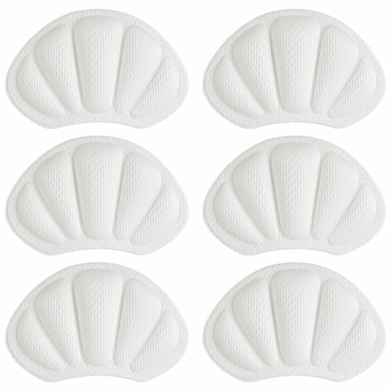 Almohadillas para Talones Premium, Protector de Talón, Plantillas Antideslizantes Autoadhesivas (Blanco)