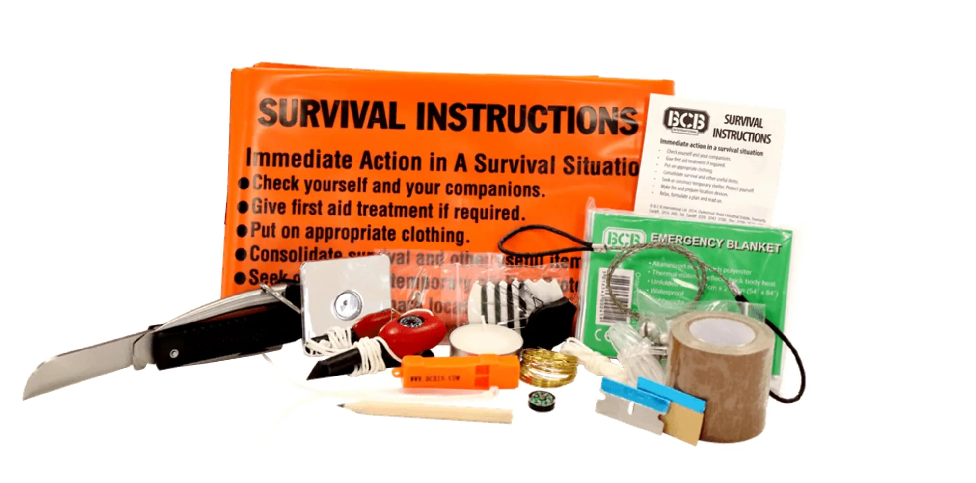 BCB International - Kit de Survie Prepper's Pack - BCB International - Rouge