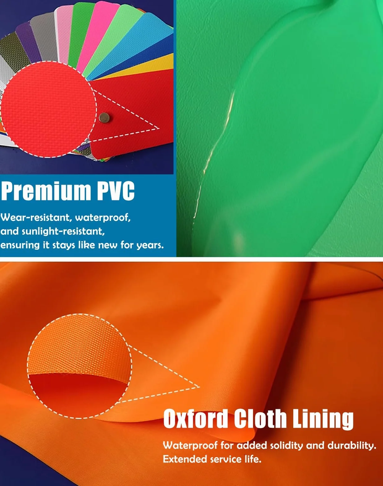 Cubierta acolchada universal impermeable de PVC para patio, sótano, resistente a los impactos, para mayor seguridad para los niños