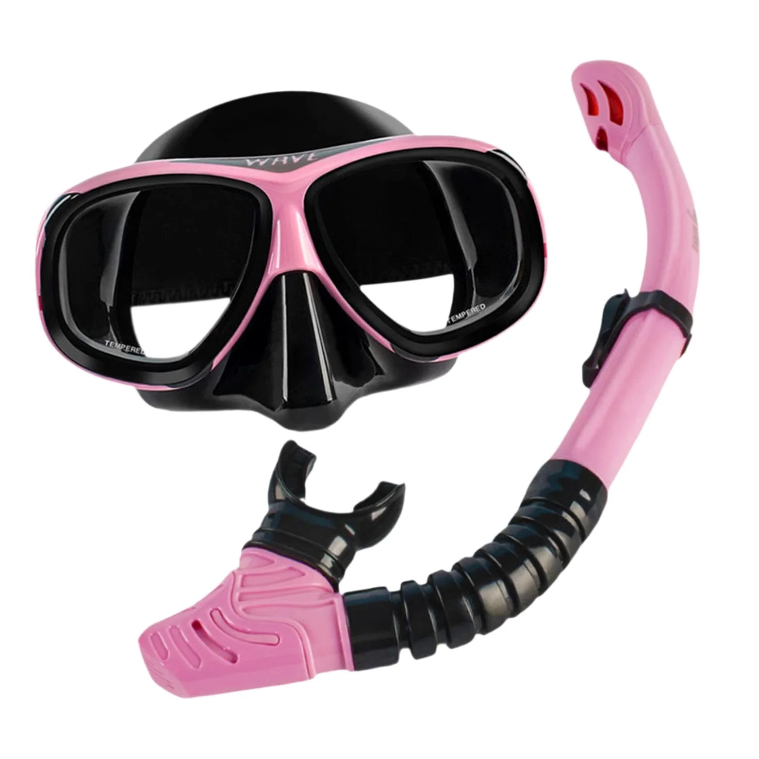 Snorkel Set Kit de Snorkel Gafas Antiniebla Mascarilla Gran Visión Tubo Silicona Anatómica Material Adecuado para Adultos