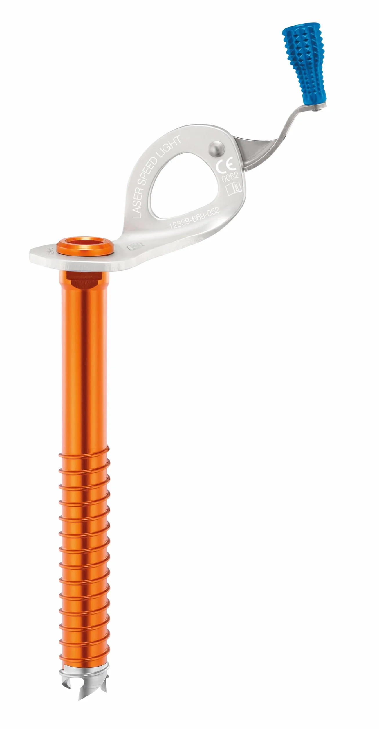 PETZL Tornillo de Hielo Ultraligero Unisex con Mango Integrado