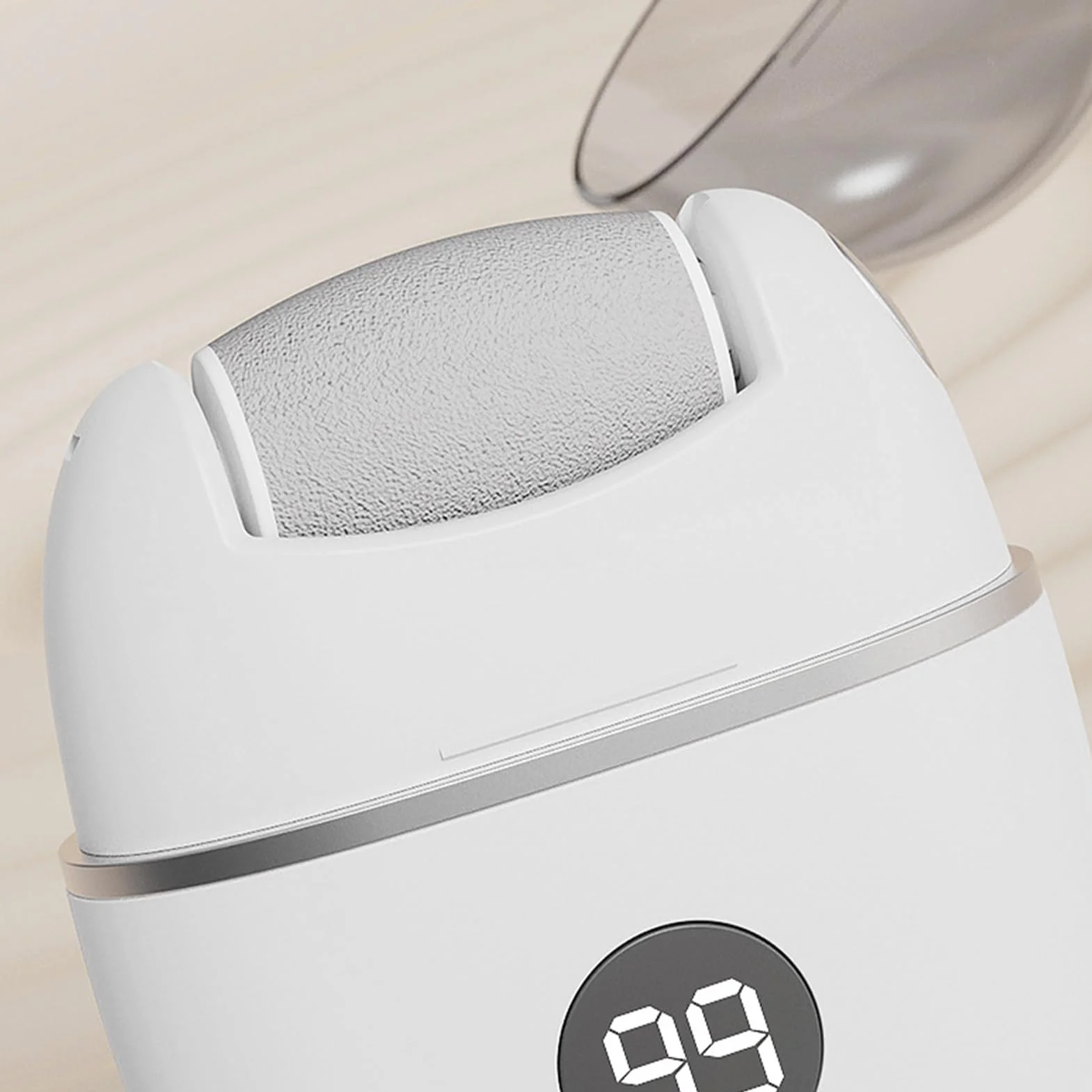 Removedor Eléctrico de Callos para Pies, Recortadora Recargable con 3 Cabezales