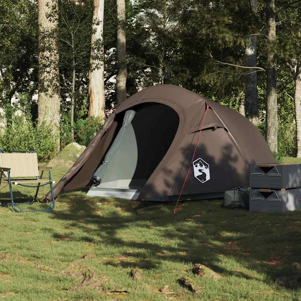 Tienda de campaña túnel para 2 personas, 210 x 120 x 90 cm, ultraligera, poliéster 185T, resistente al agua, diseño resistente a la intemperie para aventuras al aire libre, viajes de
