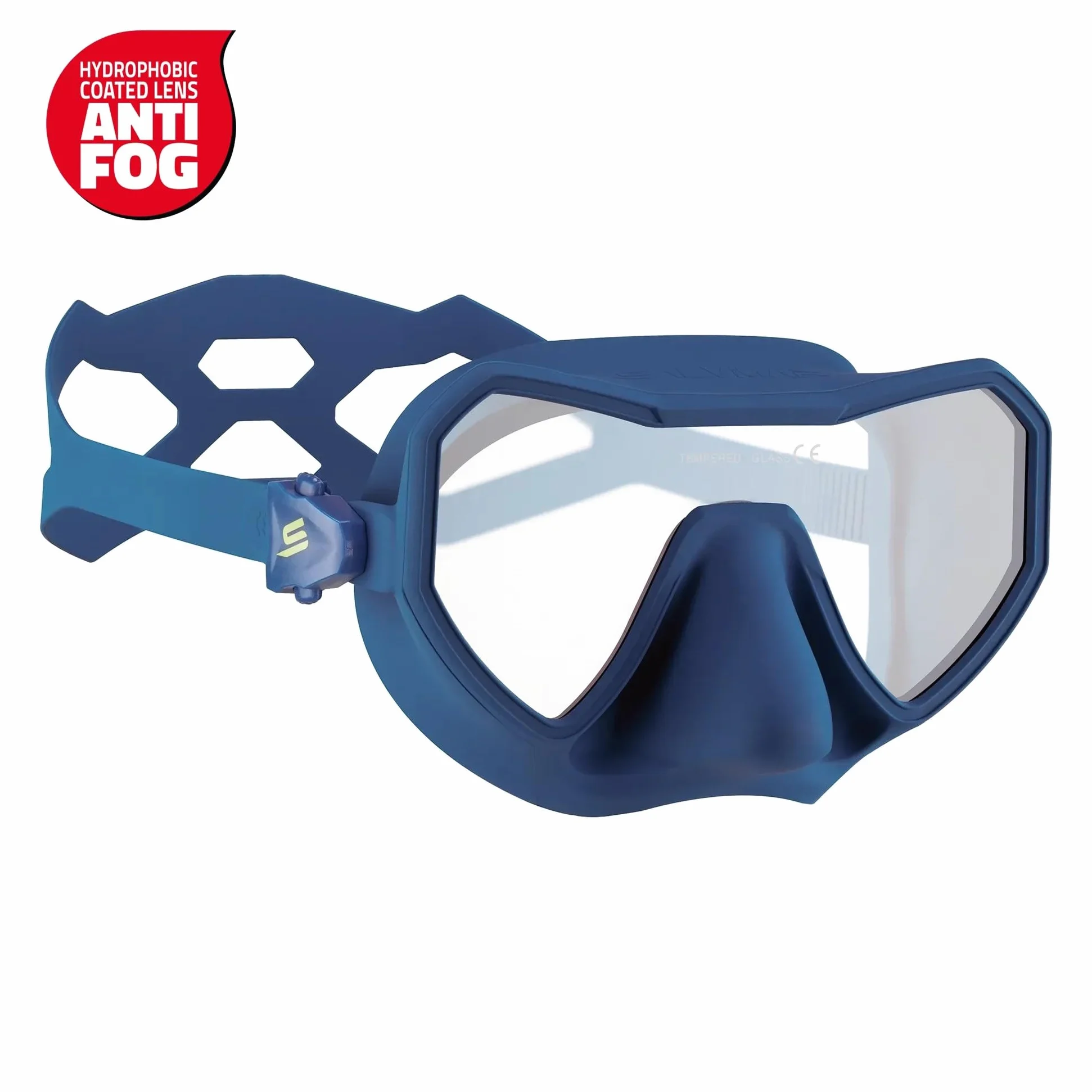 Salvimar, Combo - Máscara Neo Anti Fog Shining Azul + Bite Air Snorkel