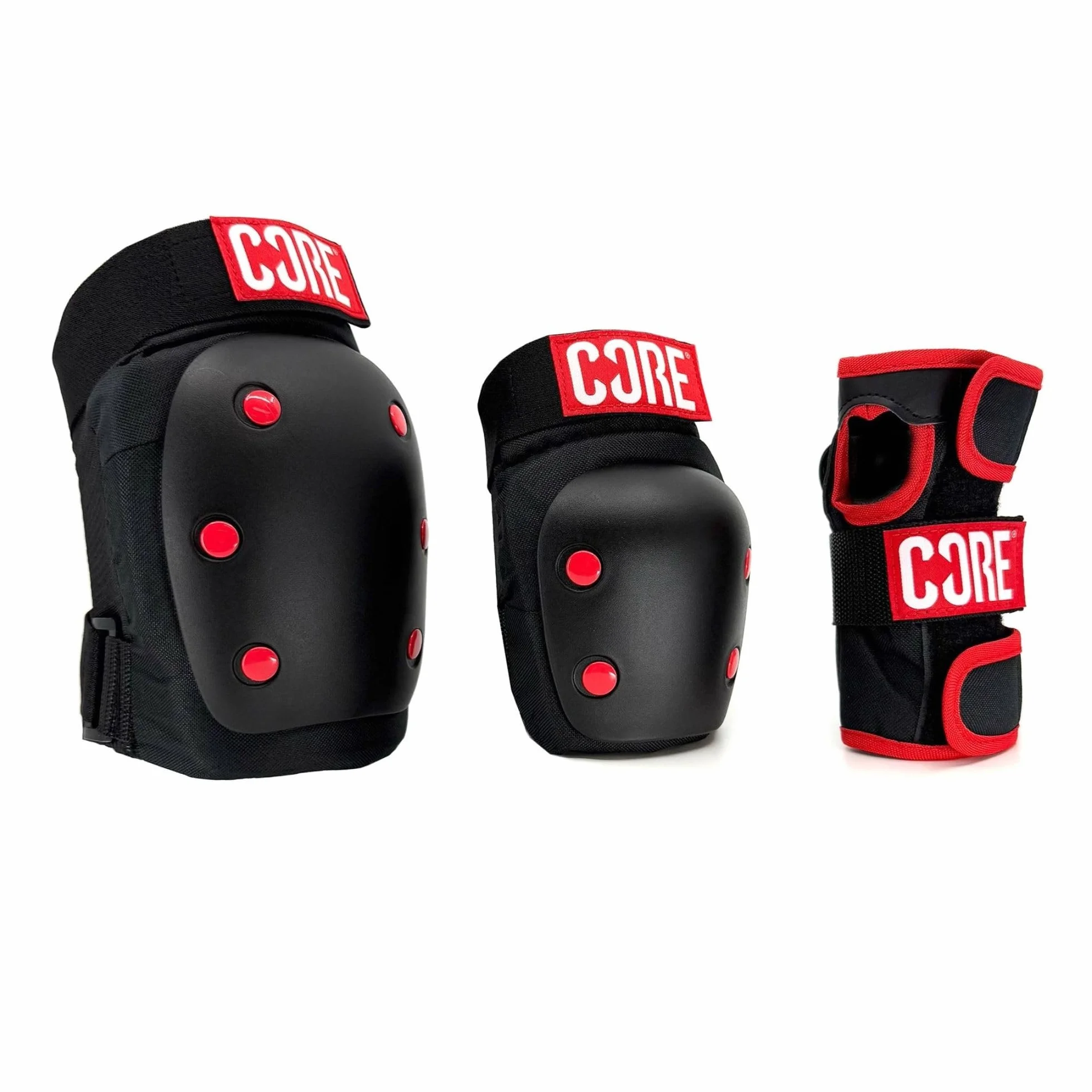 CORE Skate Pads 3-Pack (S - Negro)