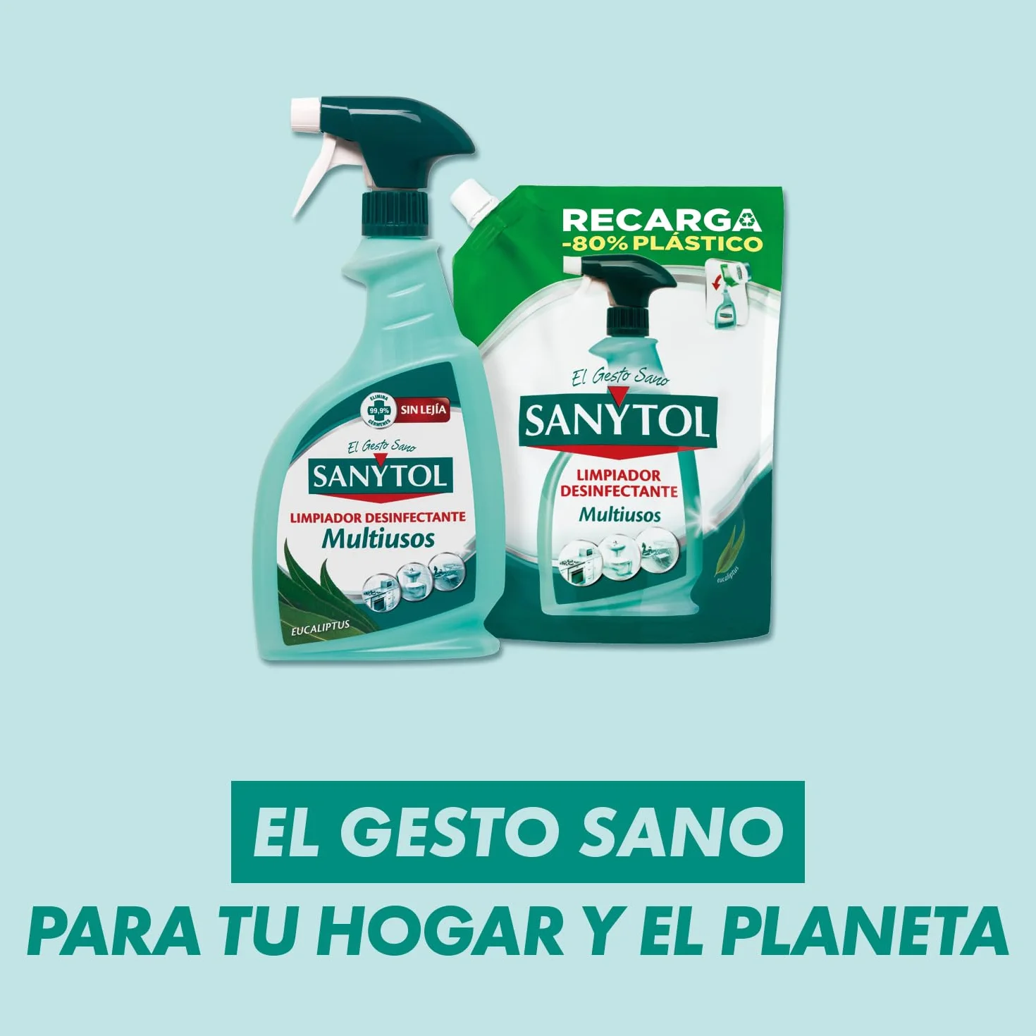 Sanytol Recarga Limpiador Desinfectante Multiusos 750 ml