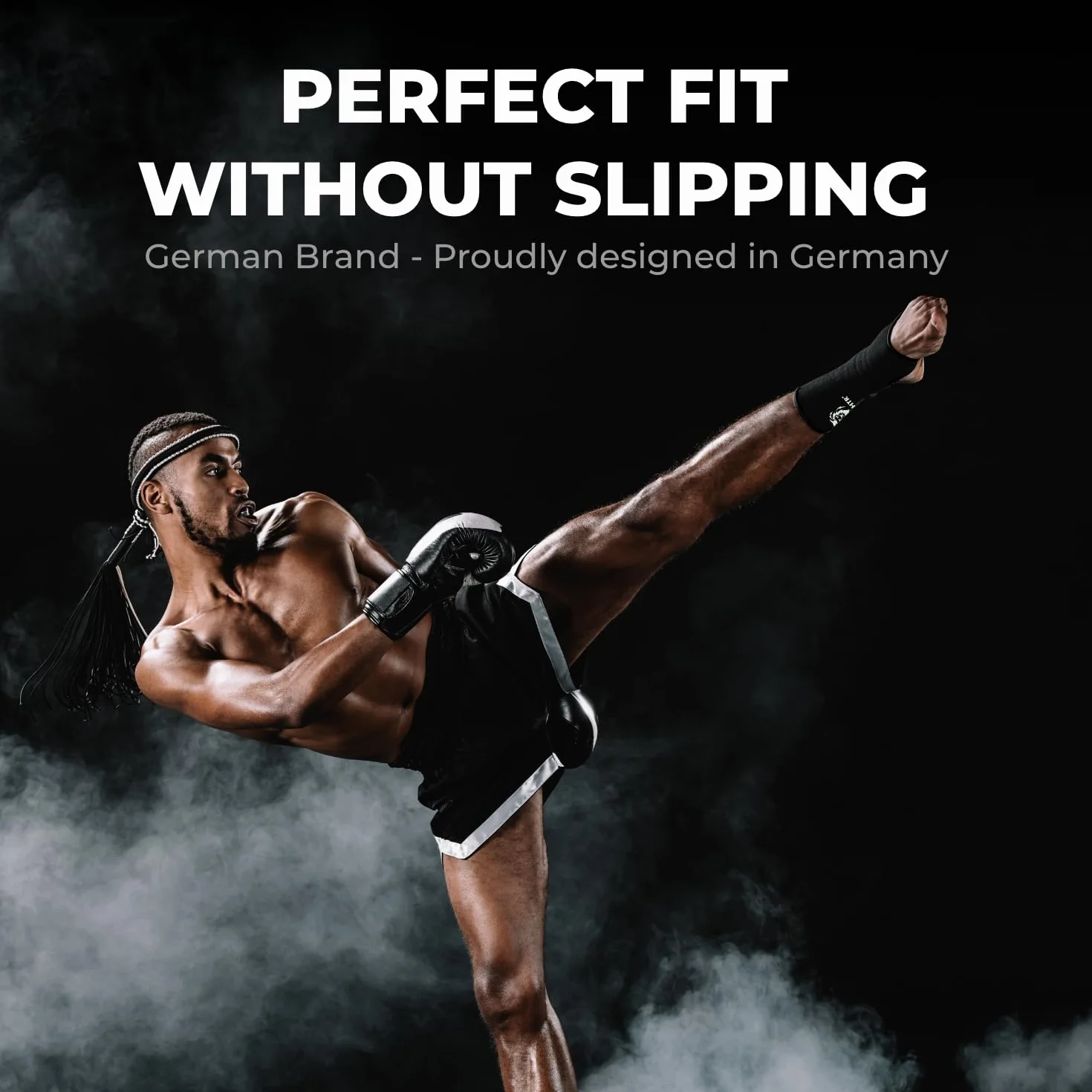 FIGHTR® Tobillera unisex | Ajuste perfecto en la articulación de protección del tobillo | para adultos en talla única para kickboxing, MMA, Muay Thai y otras artes marciales
