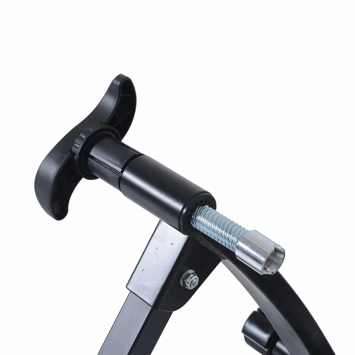 HOMCOM Rodillo de Bicicleta Entrenamiento Plegable con Resistencia Magnética para Ruedas de 650C/700C o 26-28 Pulgadas para Casa Interior Carga 135 kg 54,5x47,2x39,1 cm Negro