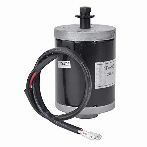 Keenso Motor de piñón de Scooter eléctrico, Motor de Alta Velocidad de 24 V 100 W con Dientes de piñón para Scooter eléctrico MY6812 Triciclo de Bicicleta eléctrica