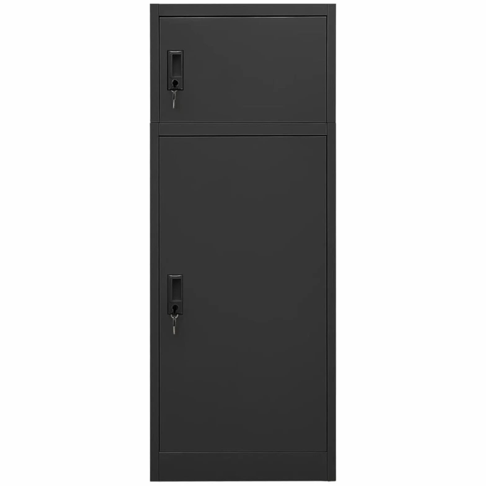 Armario para Monturas con 2 Puertas y Monturero Regulable en Altura - Gris Antracita