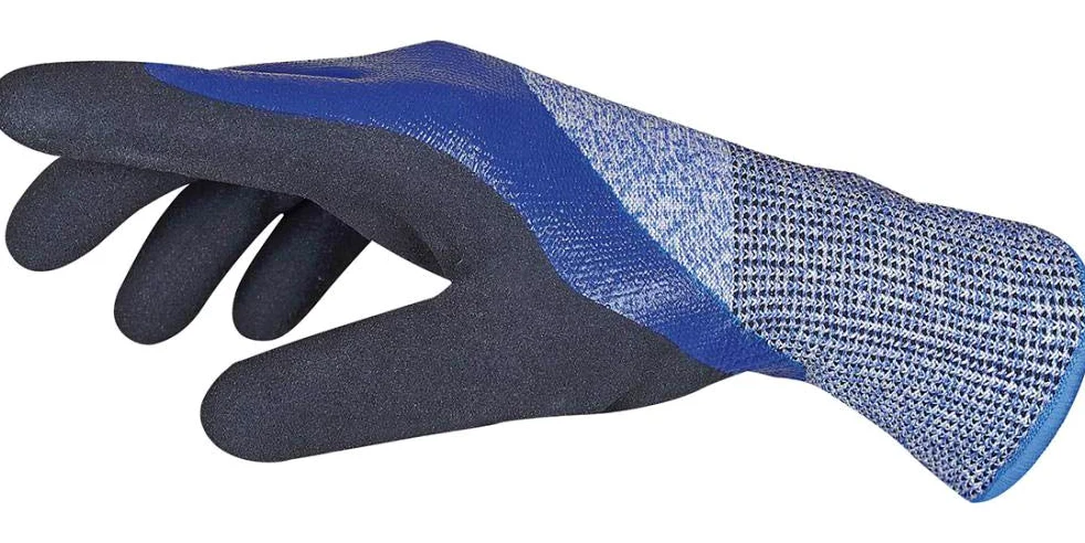 Strickhandschuh Mitar W Ecogrip 3/4-Doppelt Besc hichtet Größe 9