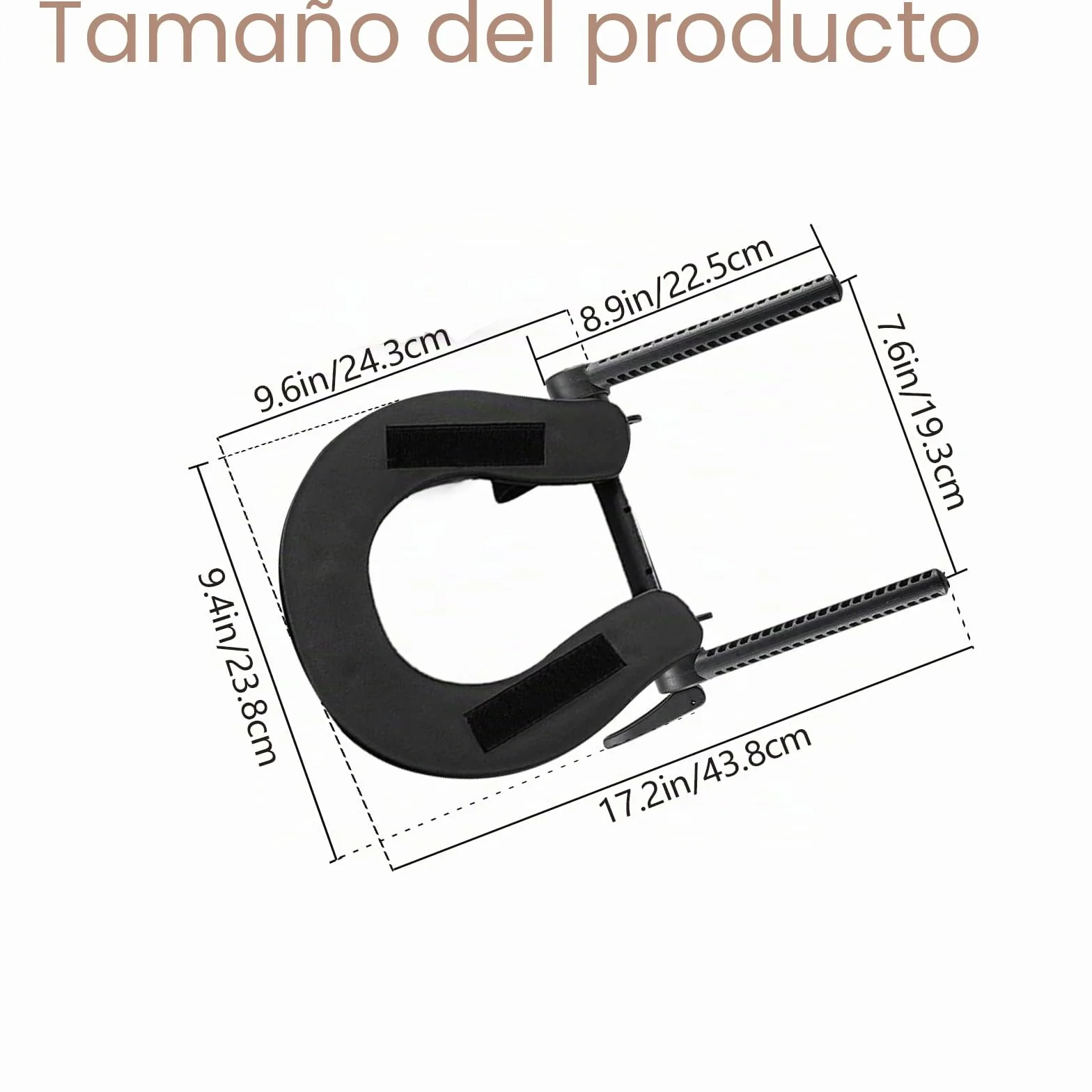 Mesa de Masaje con Reposacabezas Ajustable Universal Negra