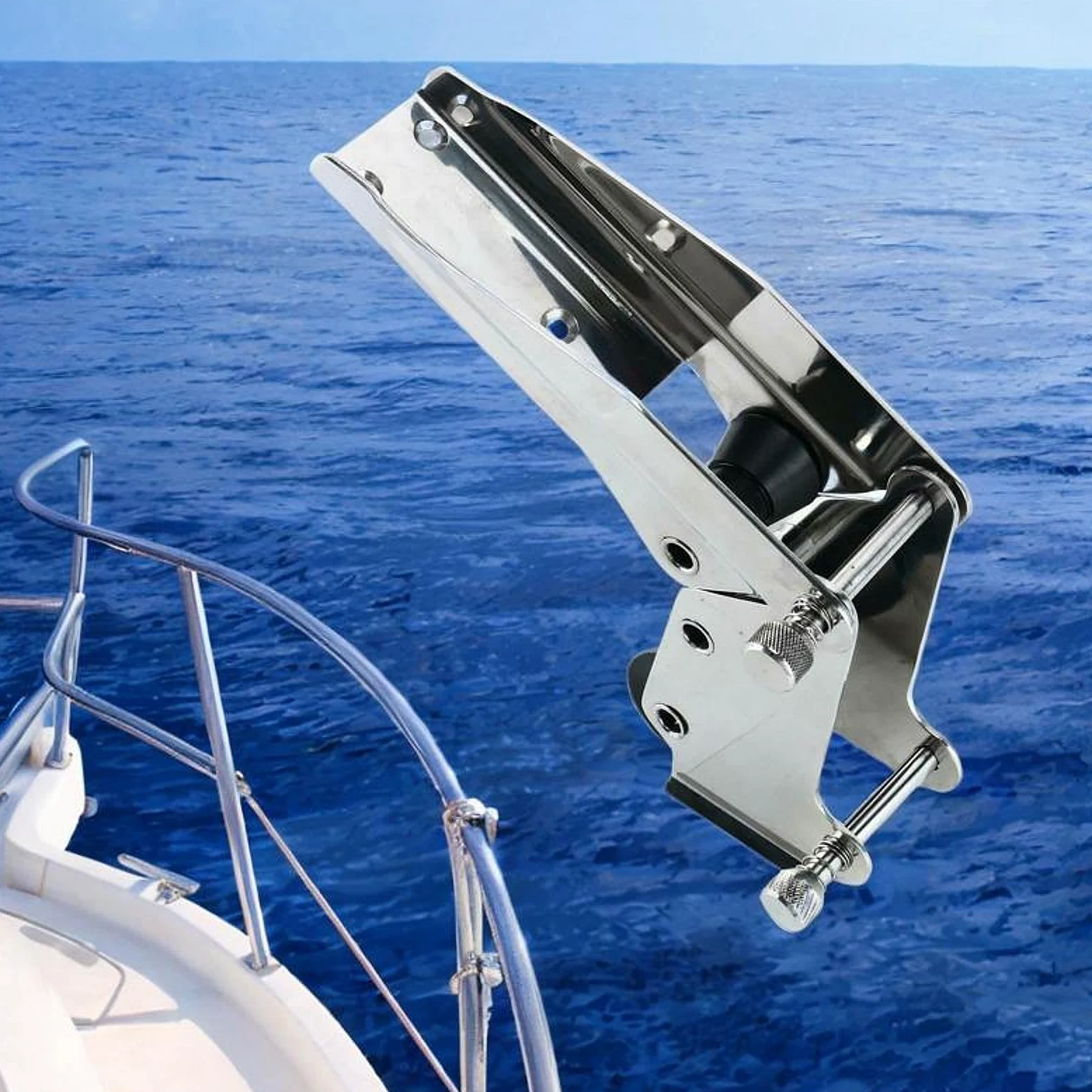 Rodillo de Ancla Resistente para Embarcaciones, Ideal para Accesorios de Atraque de Yates. Soporte de Ancla con