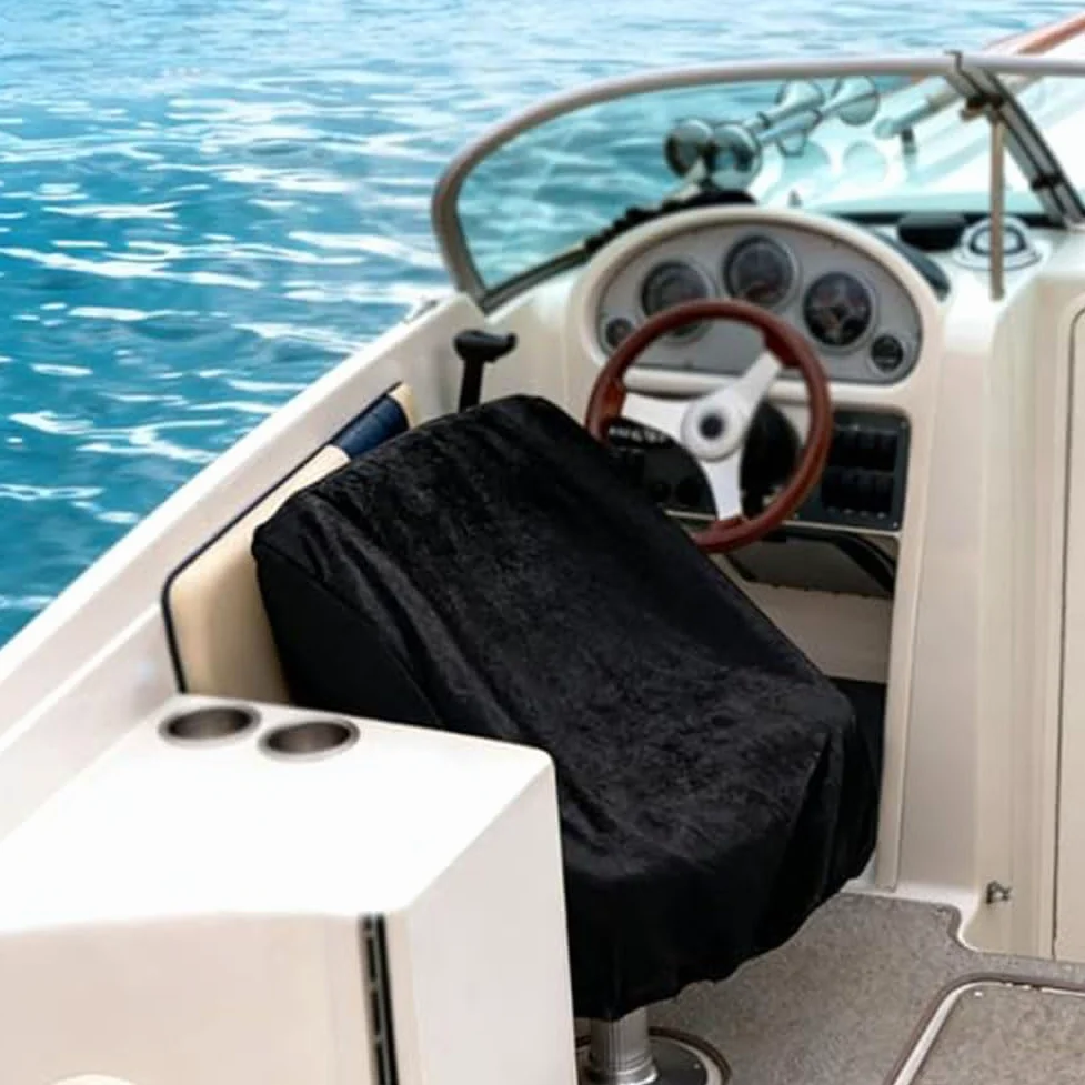 2pcs Fundas para el Asiento del capitán de Barco,Compatible con Nautique Ski Nautique 200 2019–2025, Funda Protectora