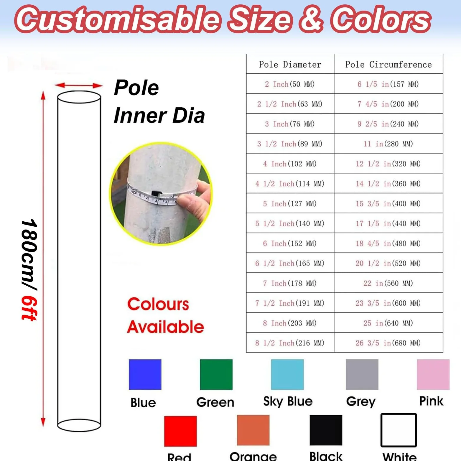 Acolchado de poste para poste de metal, almohadillas protectoras redondas de 6 pies con cremallera para parque infantil, sótano o toldo, protección de aro de baloncesto resistente