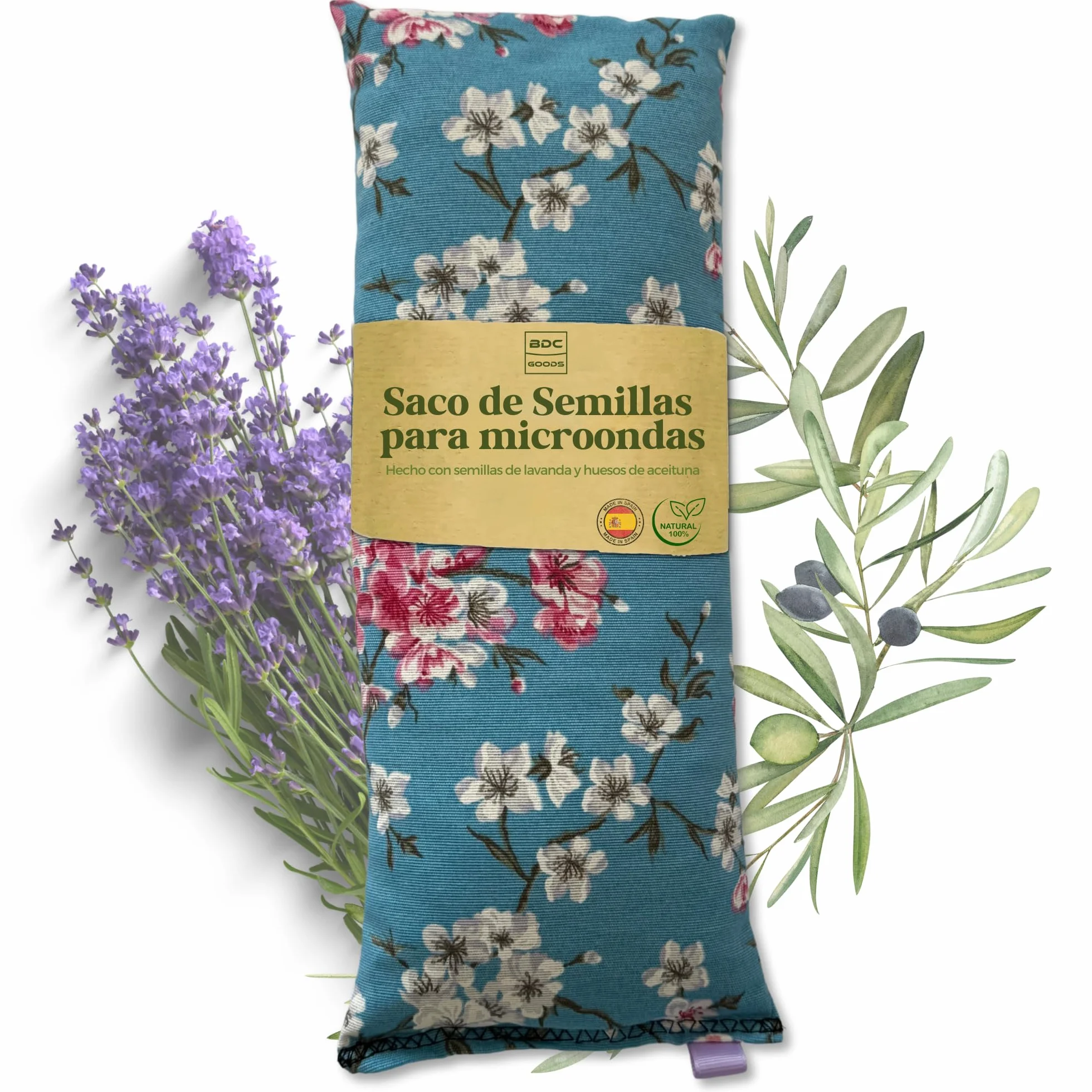 Saco semillas microondas térmico para cuello cervicales lumbar dolor frío calor