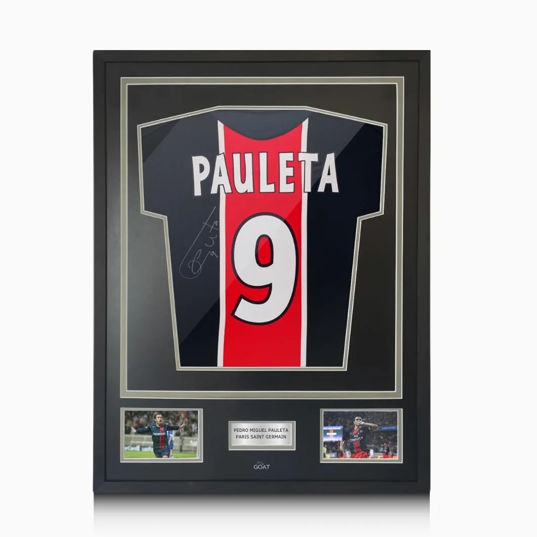 Marco de camiseta de fútbol My Goat 60x80 cm aluminio gris con personalización de fotos y texto
