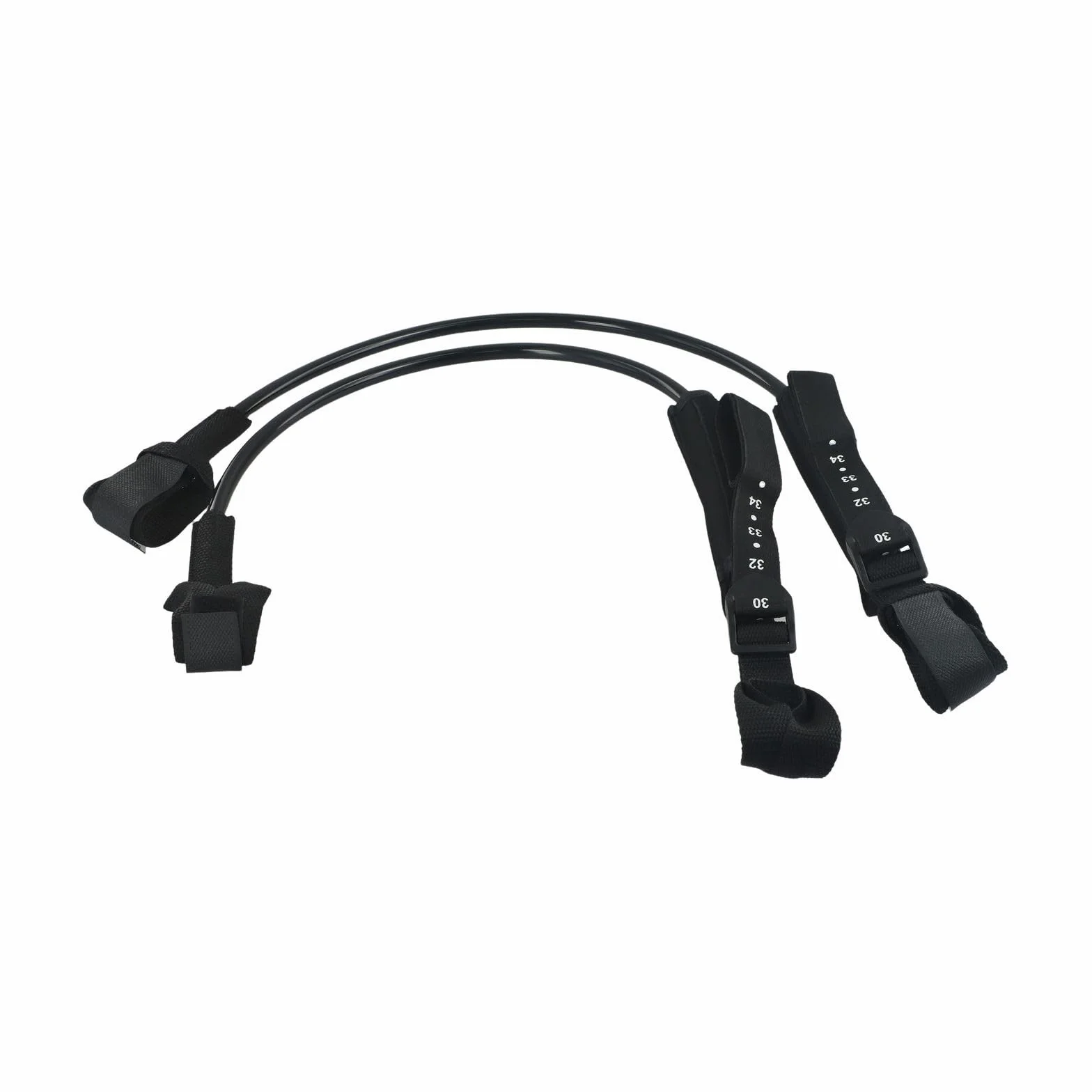 Arnés de windsurf antideslizante ajustable 2 piezas 22-28/28-34 pulgadas poliuretano negro