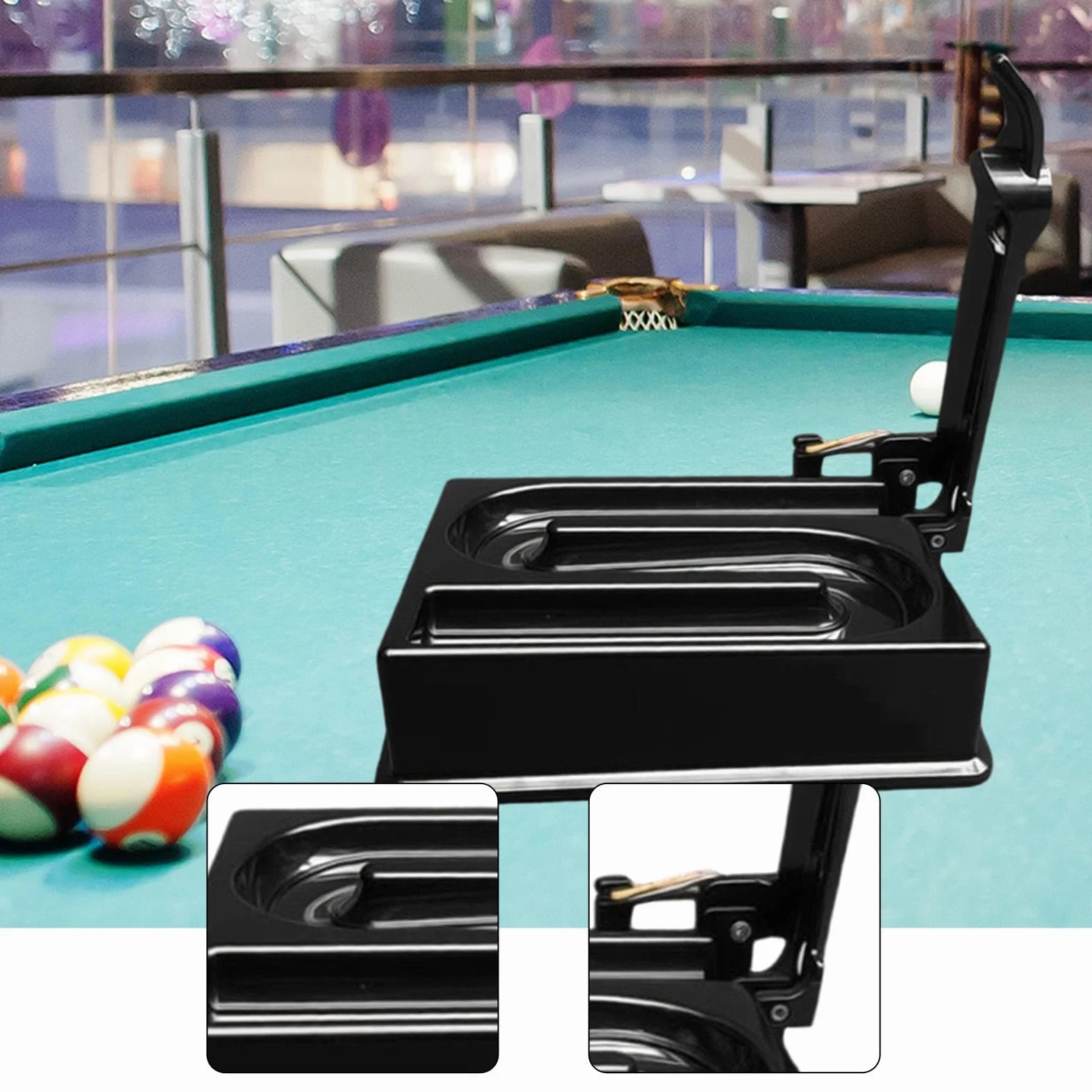 KESOTO Soporte de precisión para Bolas de Billar, de práctica para Billar, Soporte de Entrenamiento de Billar