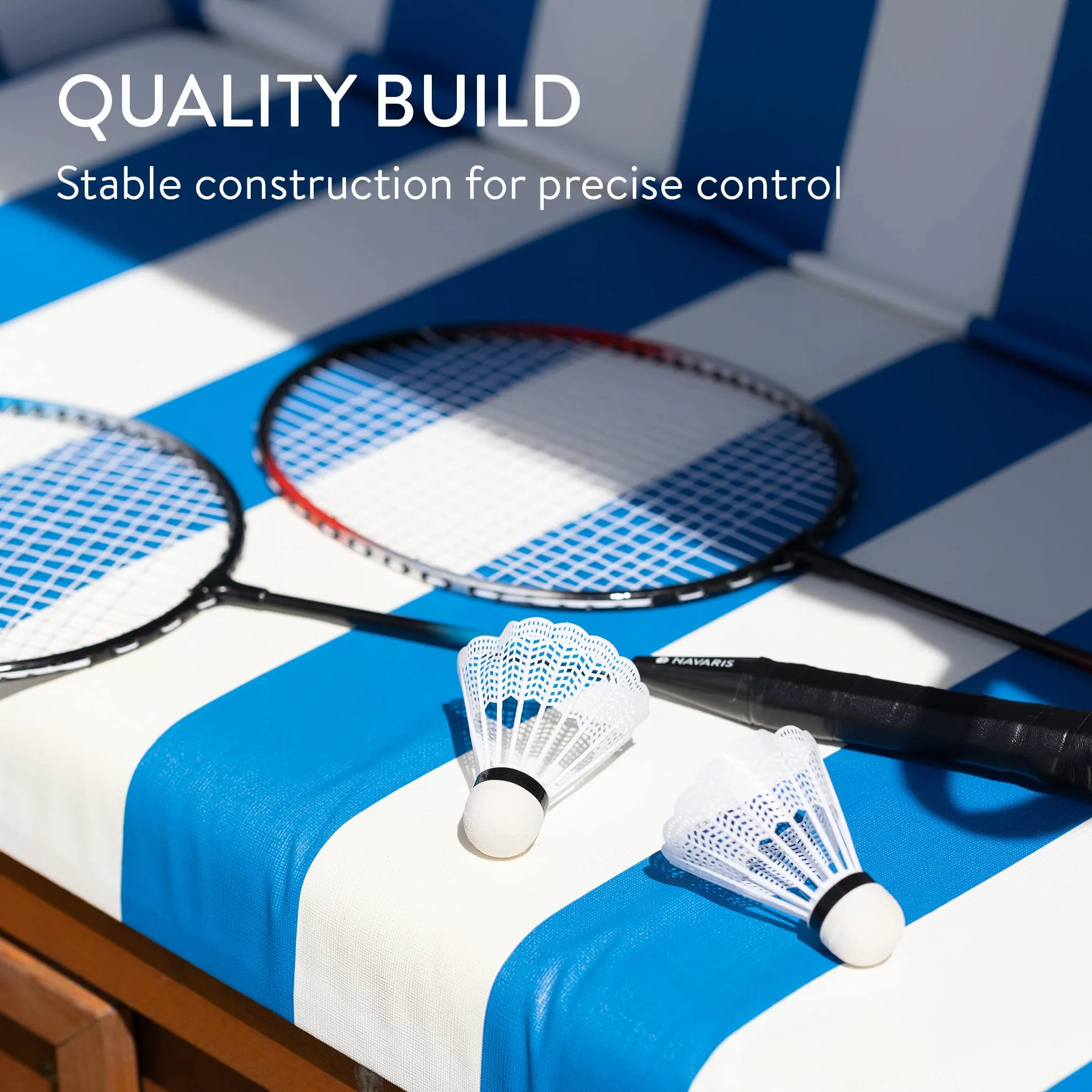 Set de Bádminton Familiar - 4 Raquetas de Bádminton, 3 Pelotas y 1 Bolso Deportivo, Bádminton Set Ideal para Toda la Familia