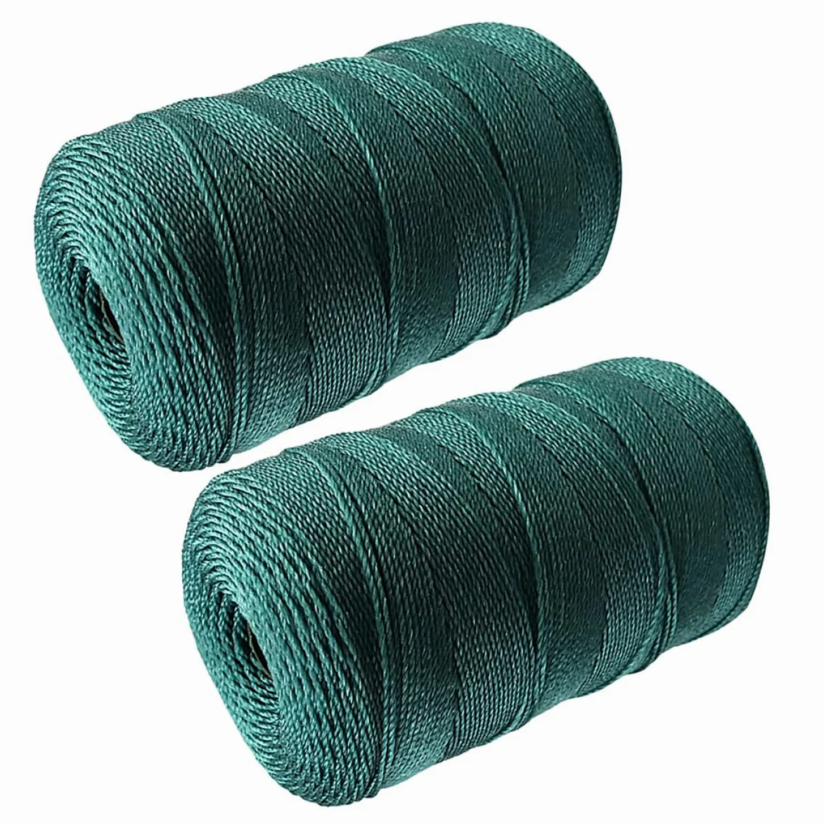 Cuerda de Pesca de Hilo de Nailon Trenzado 6 Hilos 2 Piezas para Reparación de Redes de Pesca en Agua Dulce y Salada Resistente para Uso