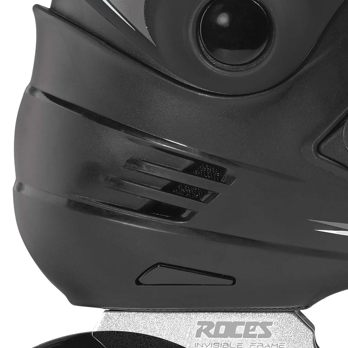 Roces Ego 3X110 TIF - Patines en línea Unisex para Adultos, Color Negro y Plateado