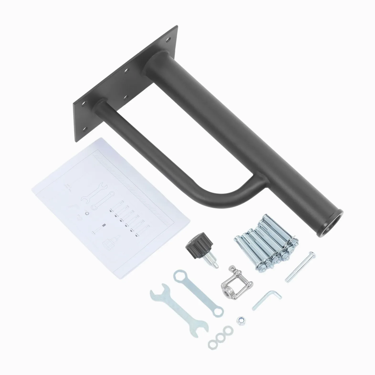 Soporte de pared para saco de boxeo de 5 niveles, gancho giratorio 360°, capacidad 150 kg