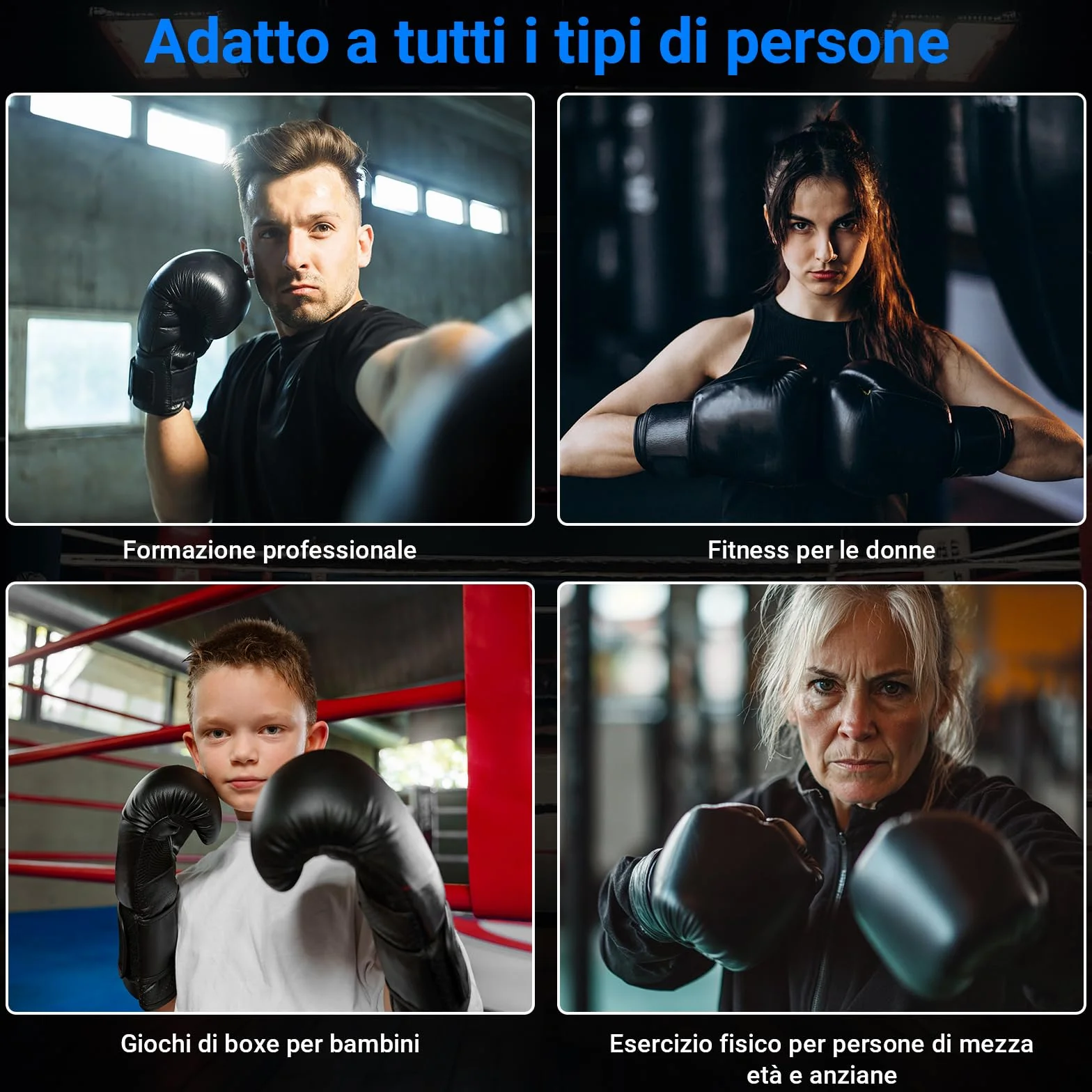 Máquina de Boxeo Musical Bluetooth portátil de Pared, 9 Modos de Velocidad, Altura Ajustable con Guantes